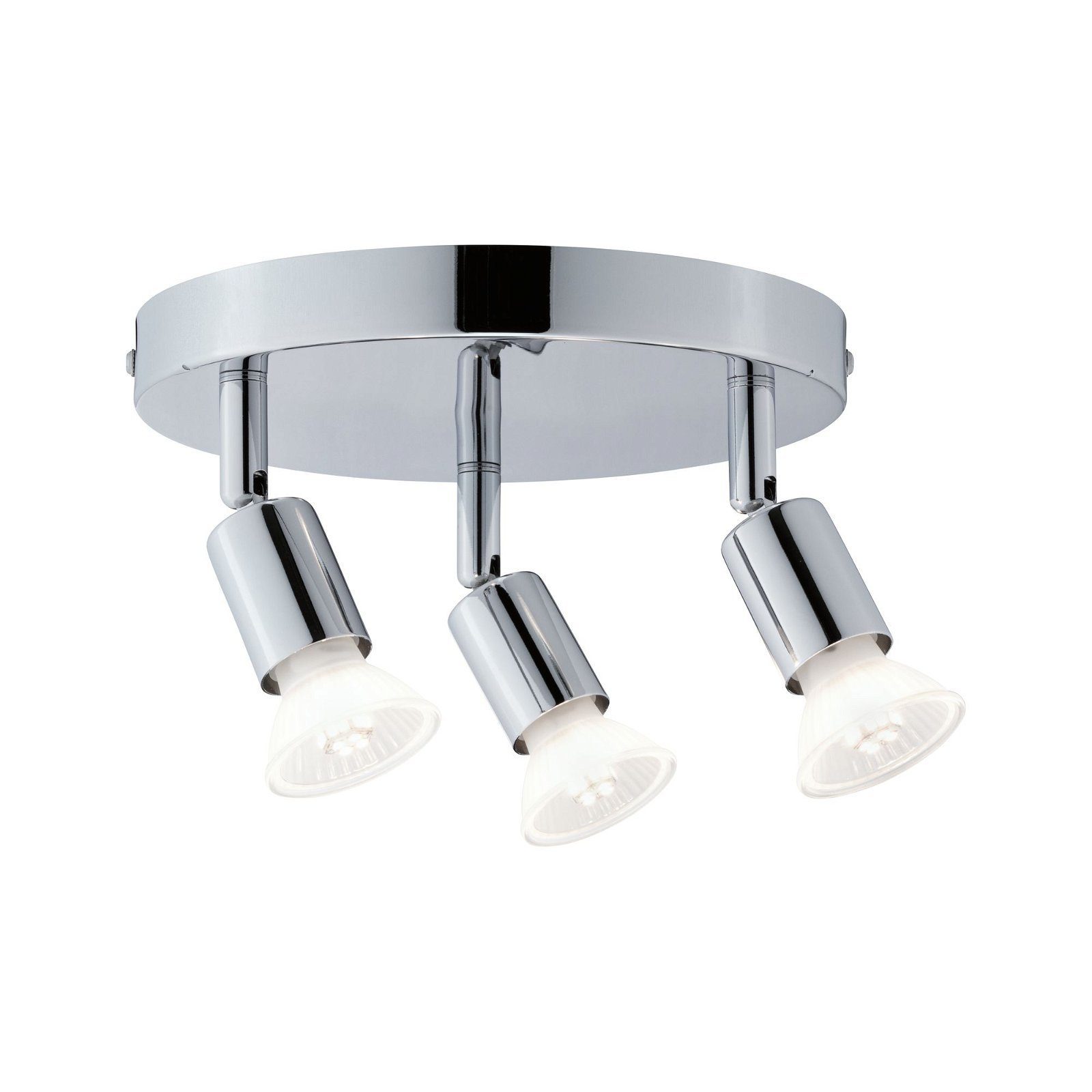 Paulmann Plafondlamp Carolina Spotlight IP44 max. 3x10W chroom 230V metaal, GU 10 (1 stuk)