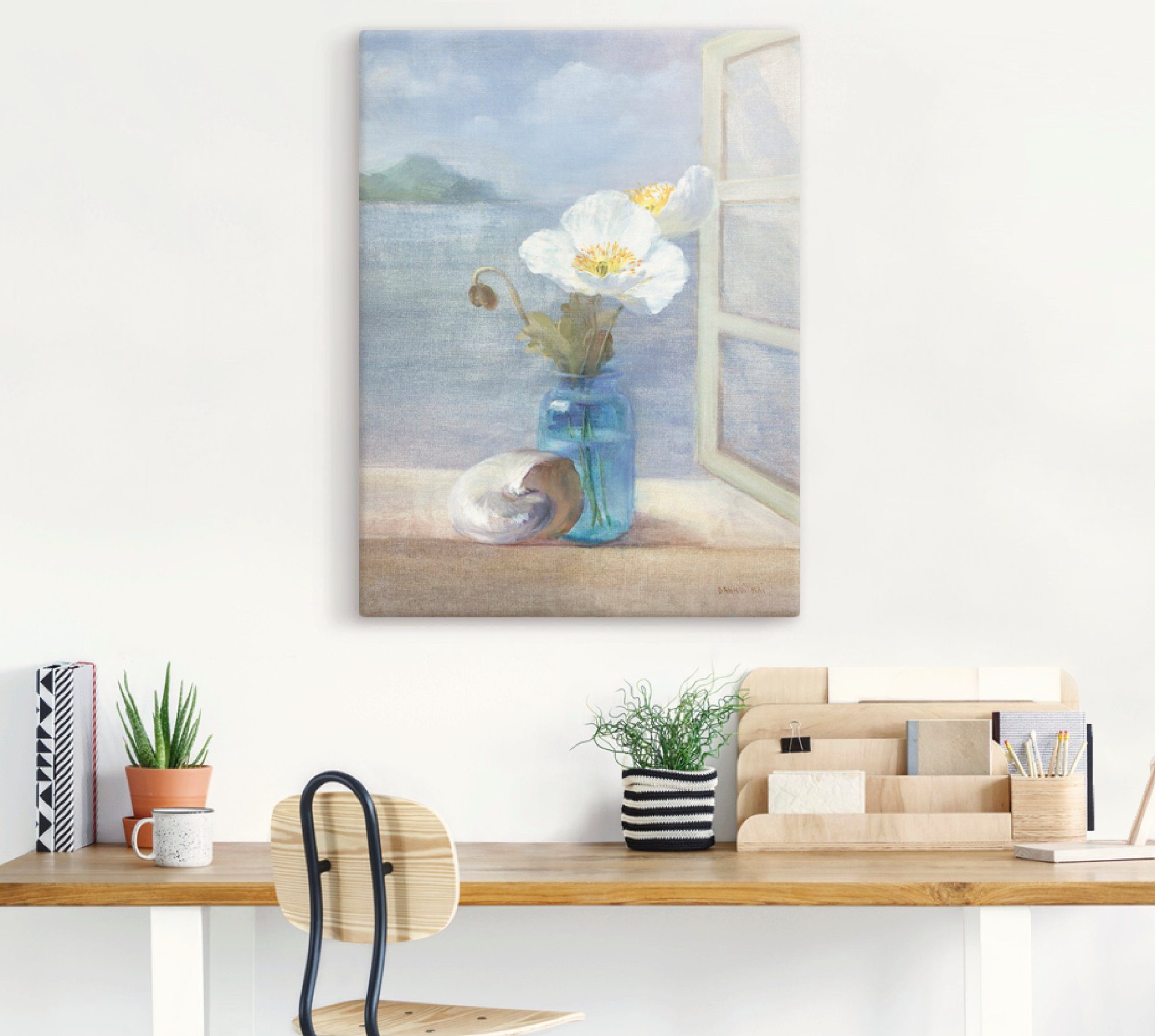 Artland Artprint Kusten bloemen II als artprint op linnen, poster in verschillende formaten maten