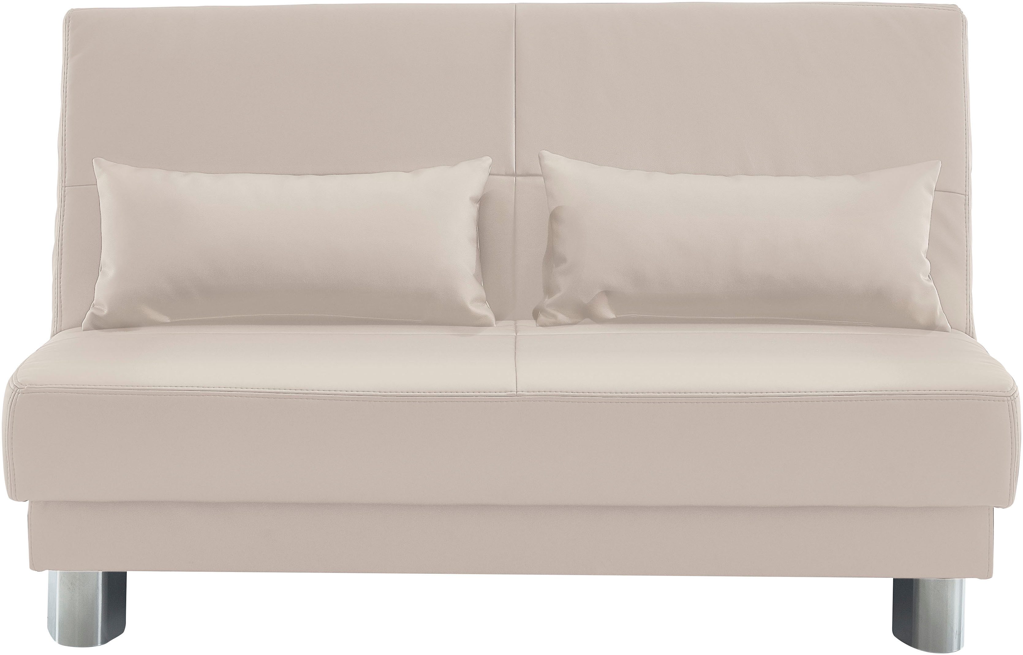 INOSIGN Slaapbank GINA in een handomdraai van bank in bed te veranderen beige, slaapbanken, Breedte ligoppervlak: 140 cm, Lengte ligoppervlak: 195 cm