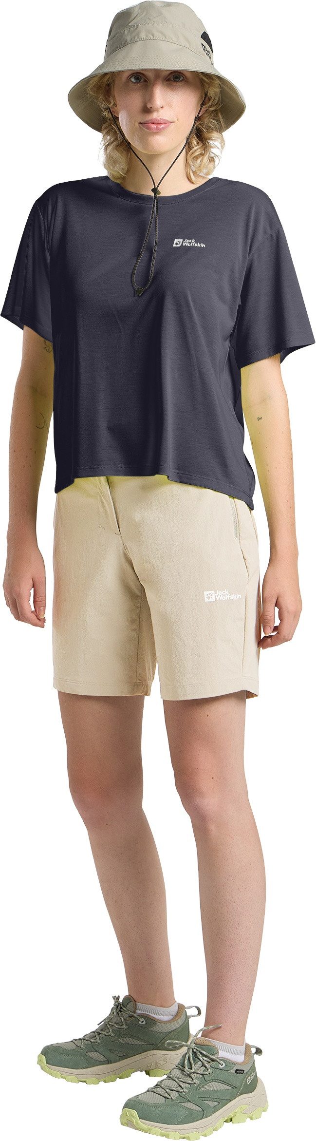 Jack Wolfskin Functionele top VONNAN CROP T W