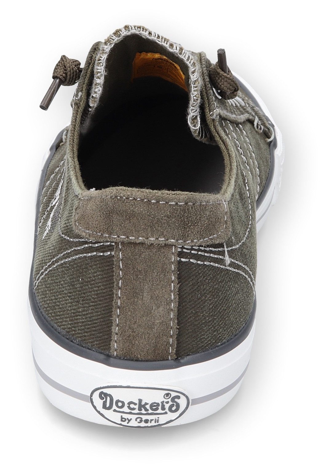 Dockers by Gerli Slip-on sneakers , vrijetijdsschoen, retro sneaker, fake veters, in coole jeanslook