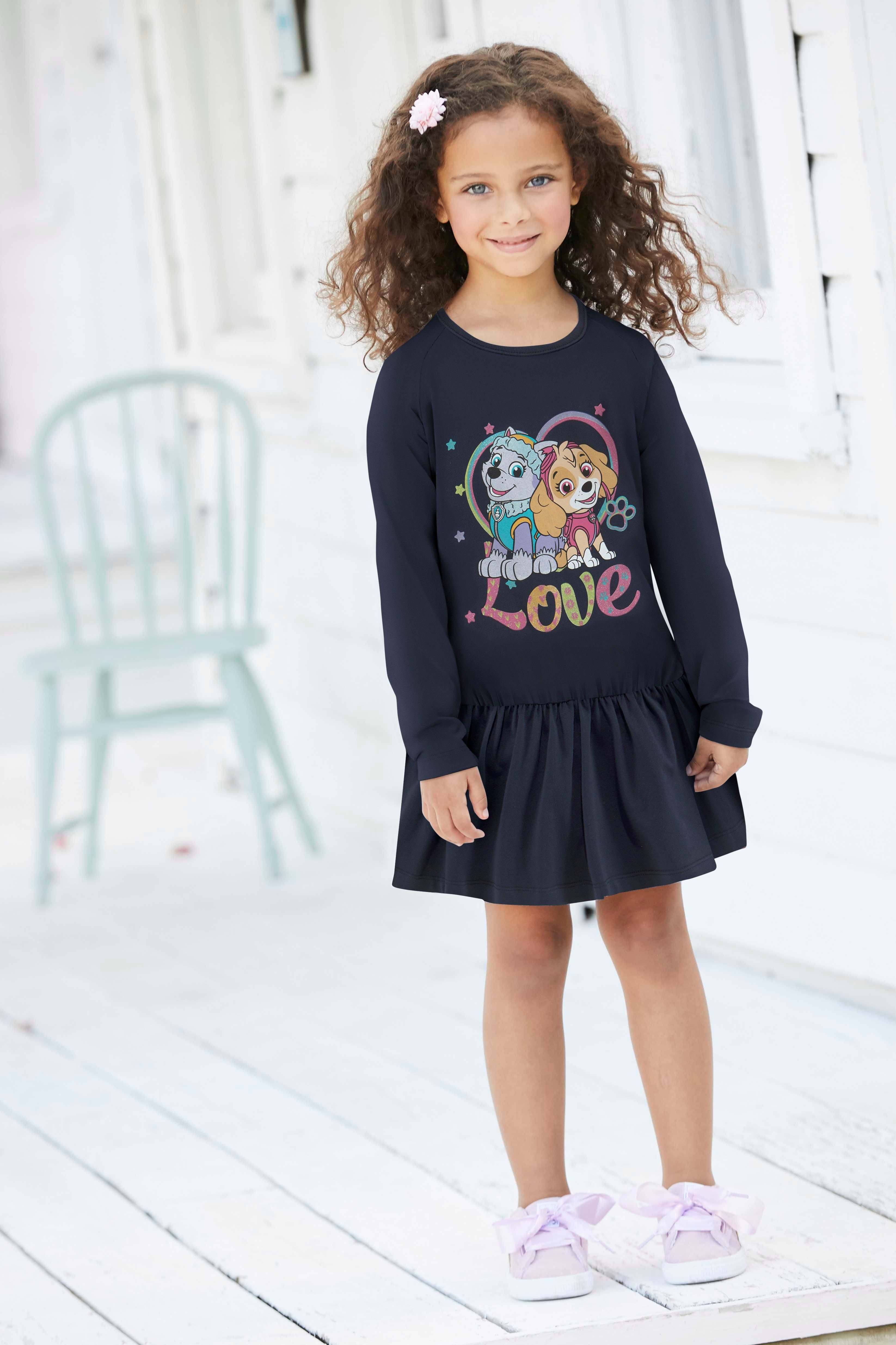 PAW PATROL Jerseyjurk Print met EVEREST en SKYE