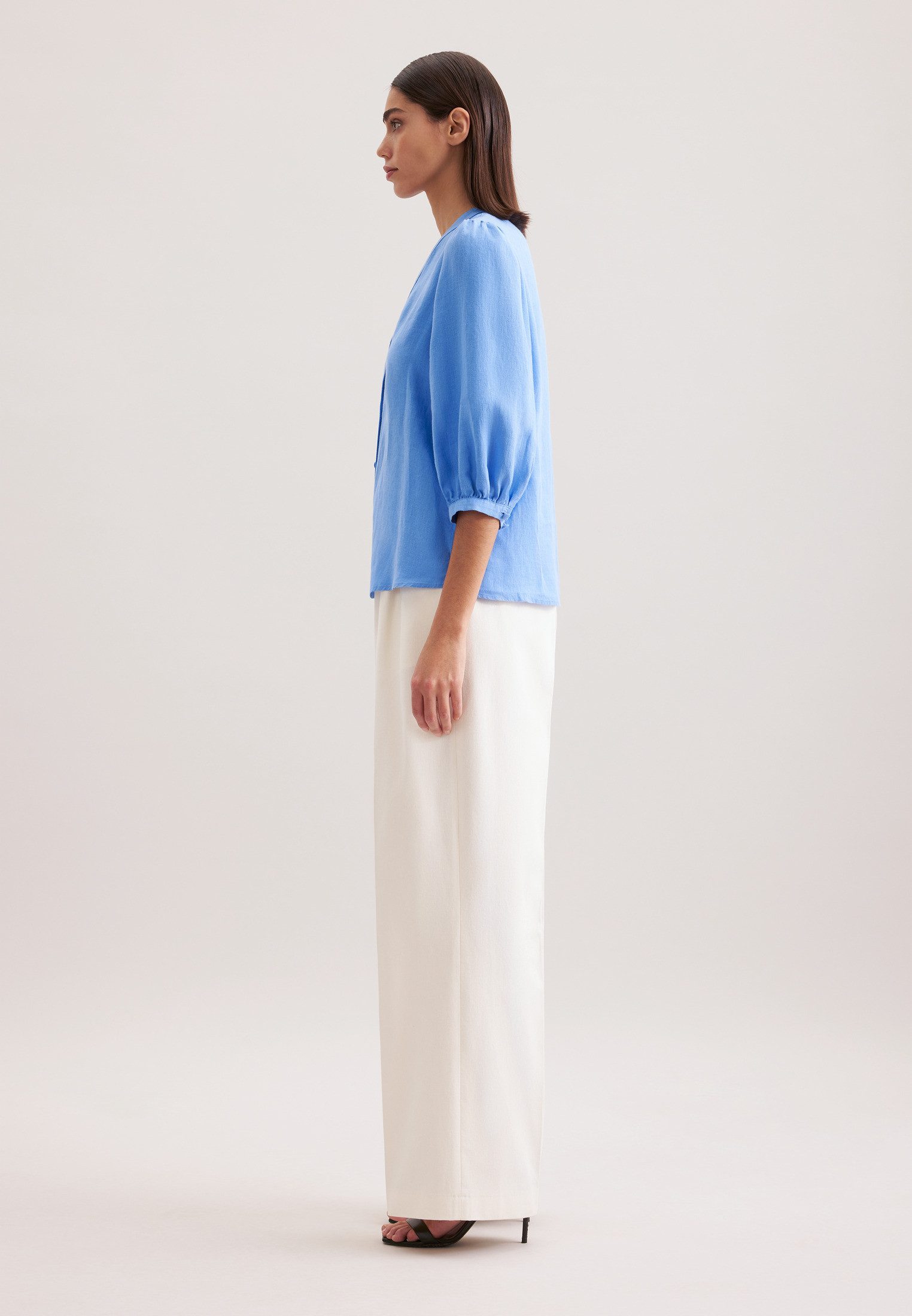 seidensticker Klassieke blouse Zwarte roos