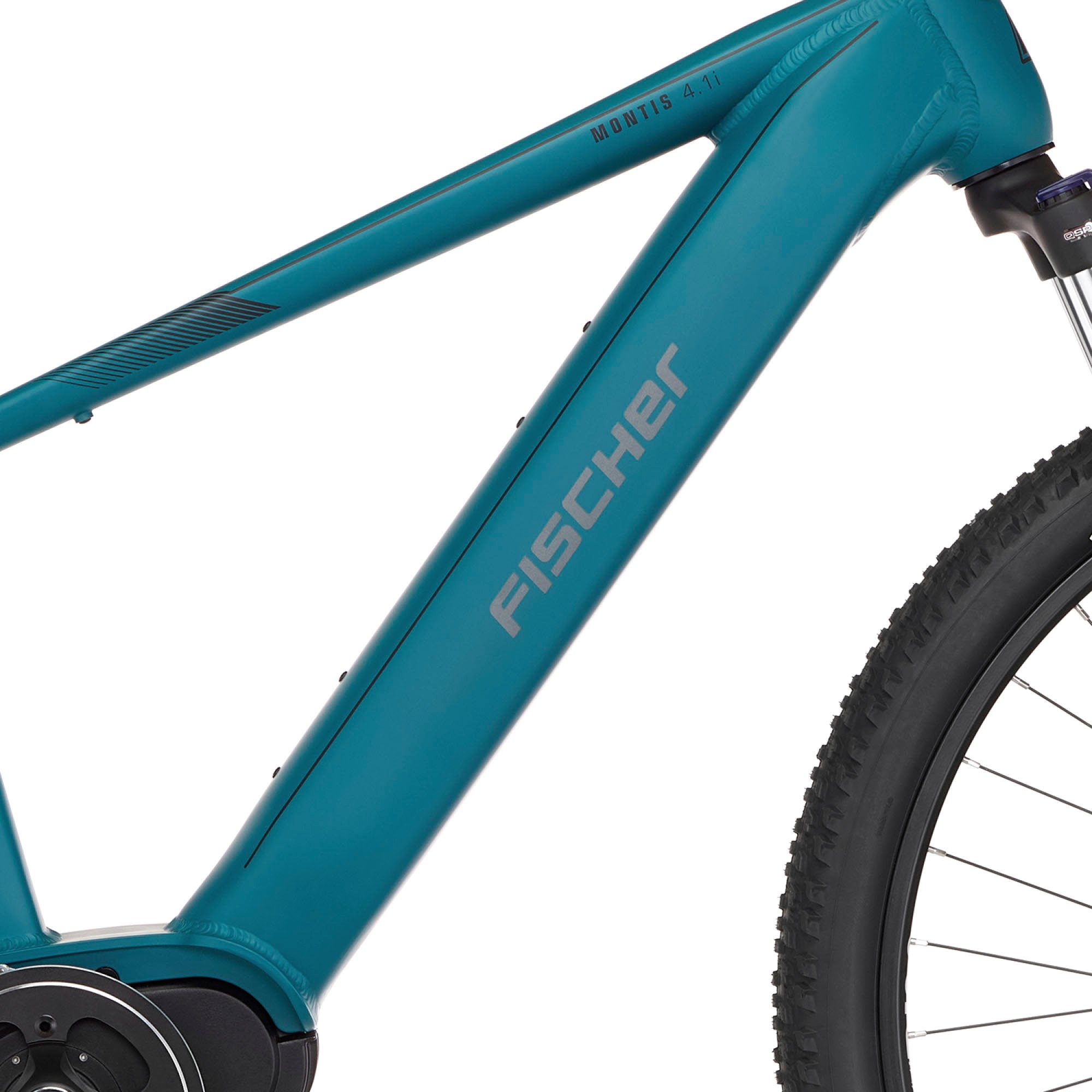 Fischer E-bike MONTIS 4.1I 630 Pedelec, elektrische fiets voor dames en heren, MTB