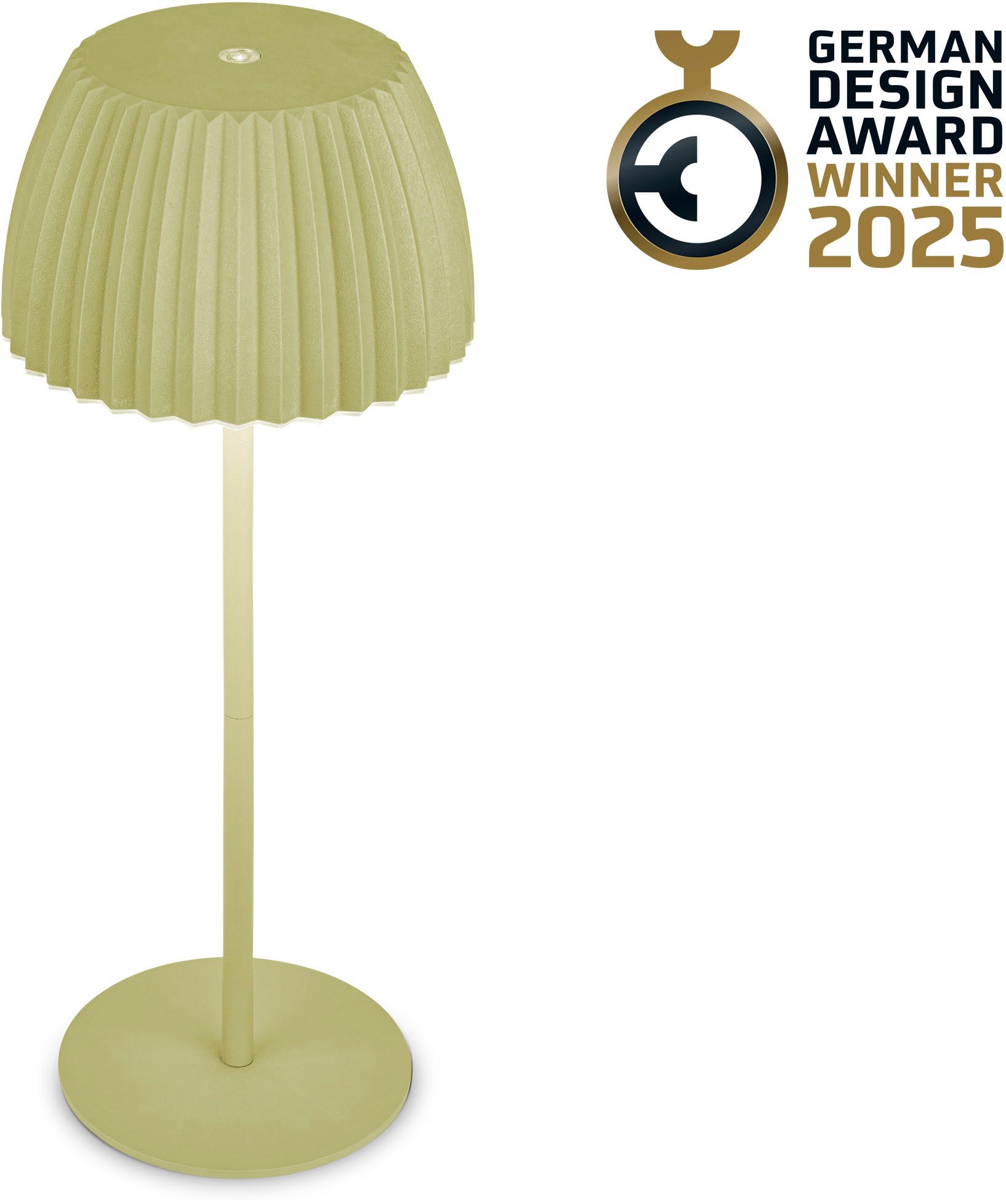 Briloner Leuchten Led-tafellamp Akku LED Tischleuchte, grün tafellampen