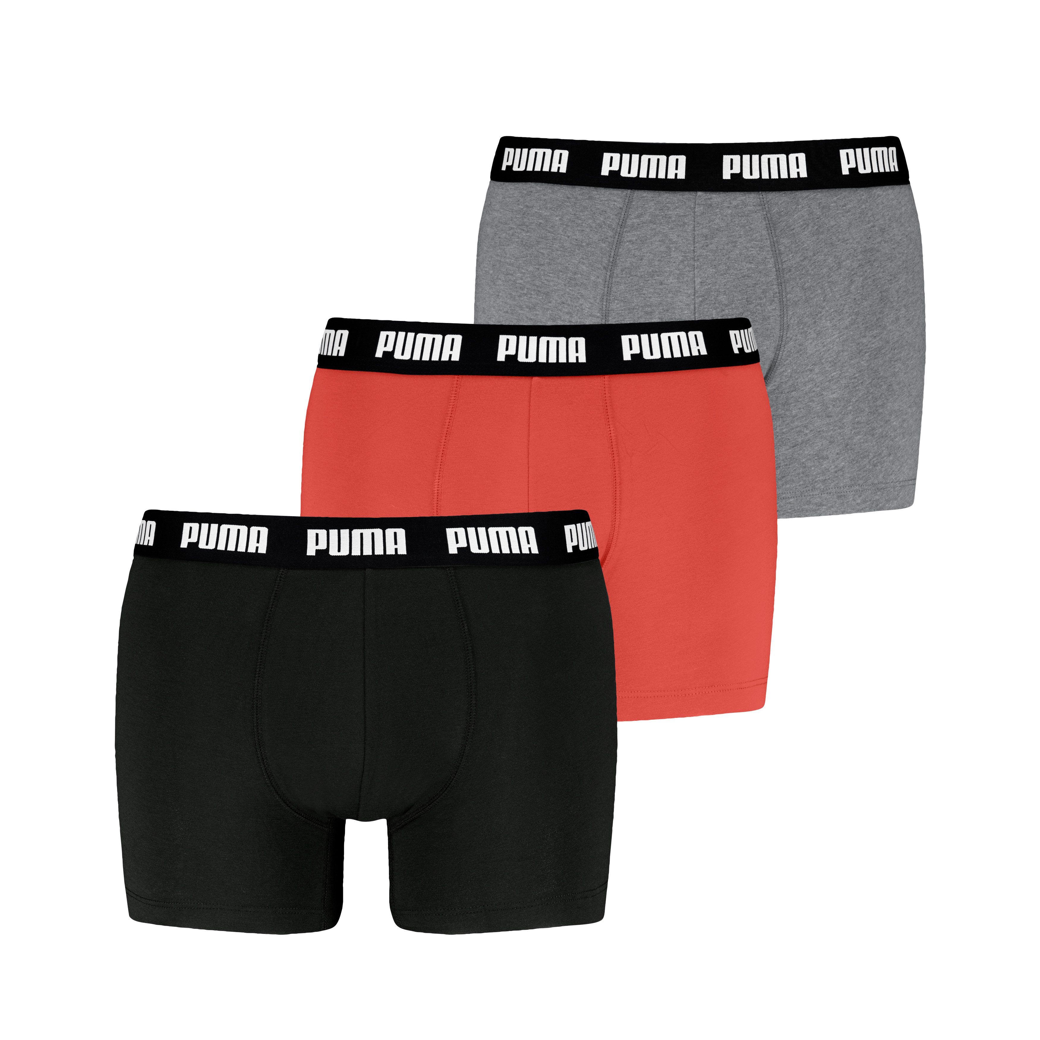 PUMA Boxershort PUMA MEN EVERYDAY BOXERS 3P (Set van 3) heren boxershorts maat L multicolor