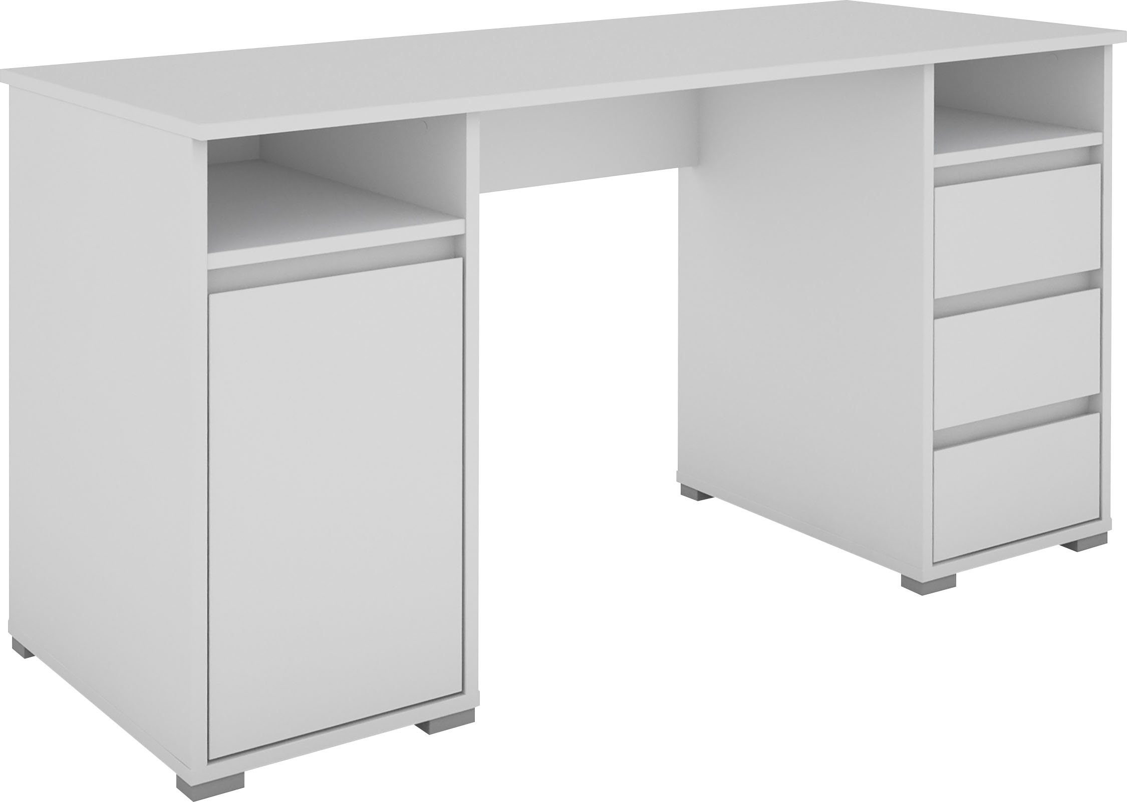 byLIVING Bureau Lobo Breedte 138 cm, computertafel met lades, in modern design