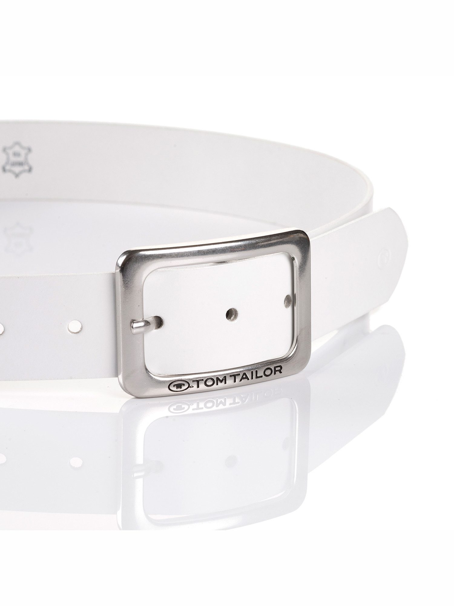 Tom Tailor Leren riem TTEVE 4 cm brede dameslerenriem, klassiek must-have