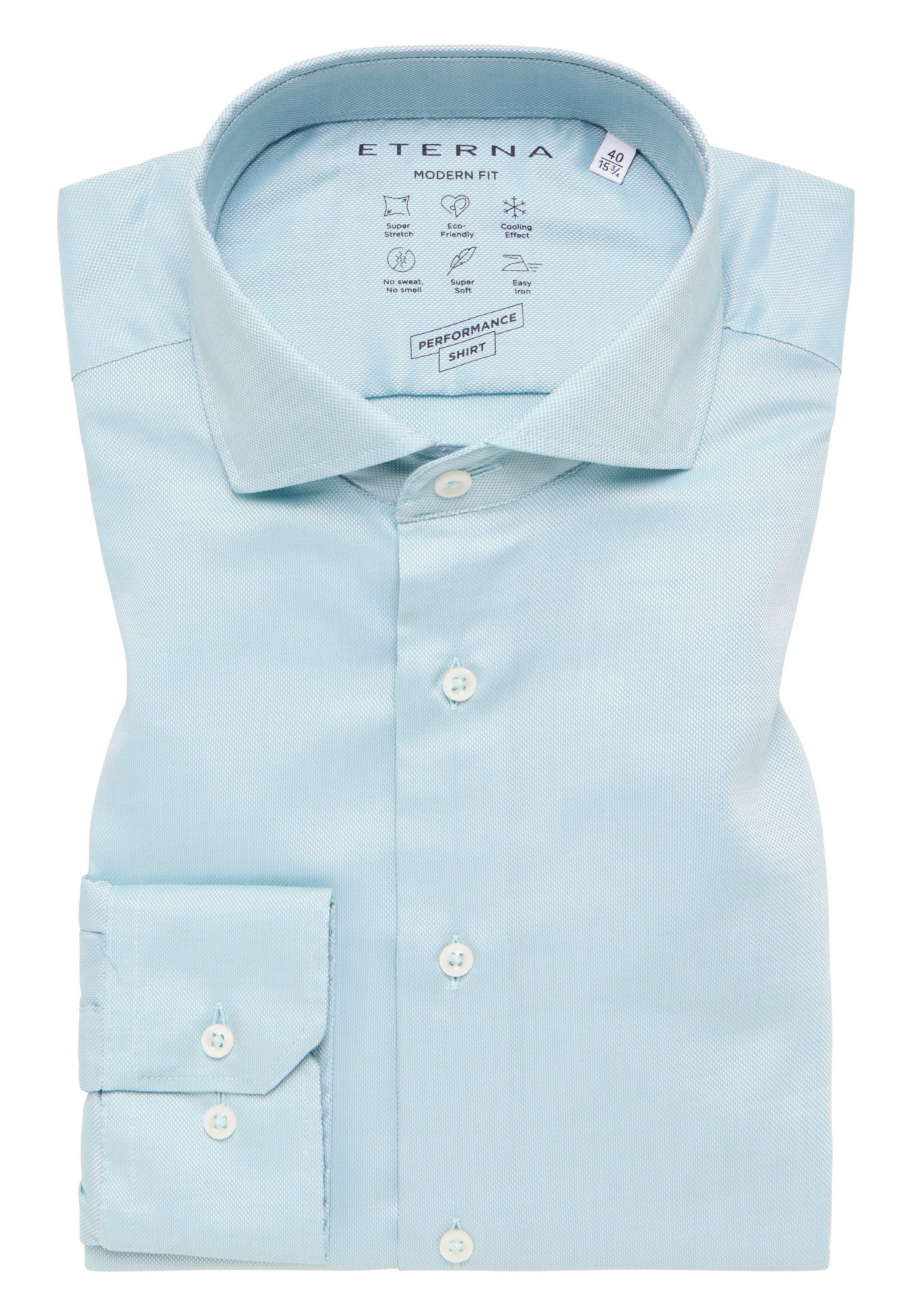 Eterna Overhemd met lange mouwen MODERN FIT EASY IRON (gemakkelijk te strijken)