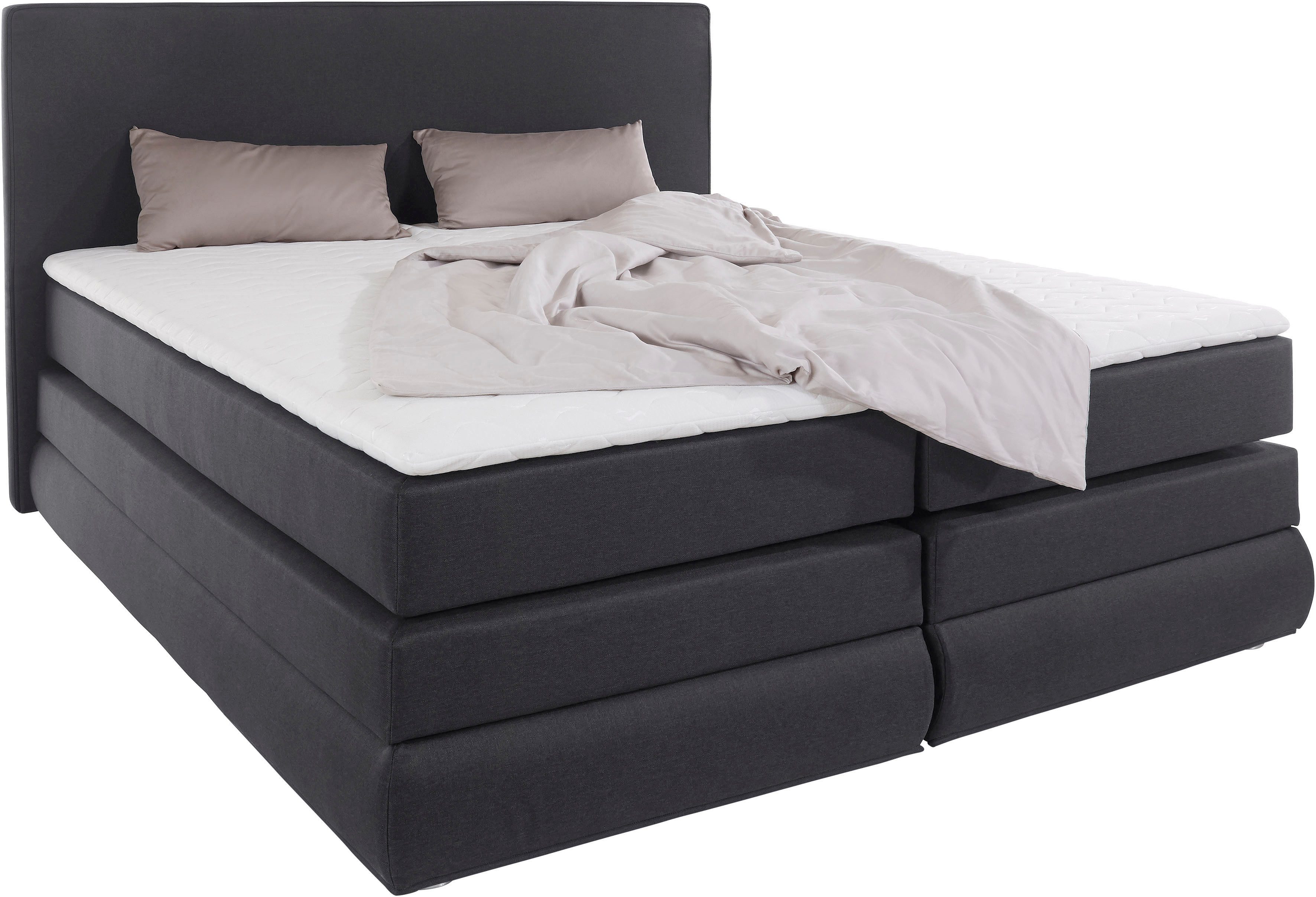 COLLECTION AB Boxspring Ninoni incl. bedlade, topper en optioneel met led-verlichting
