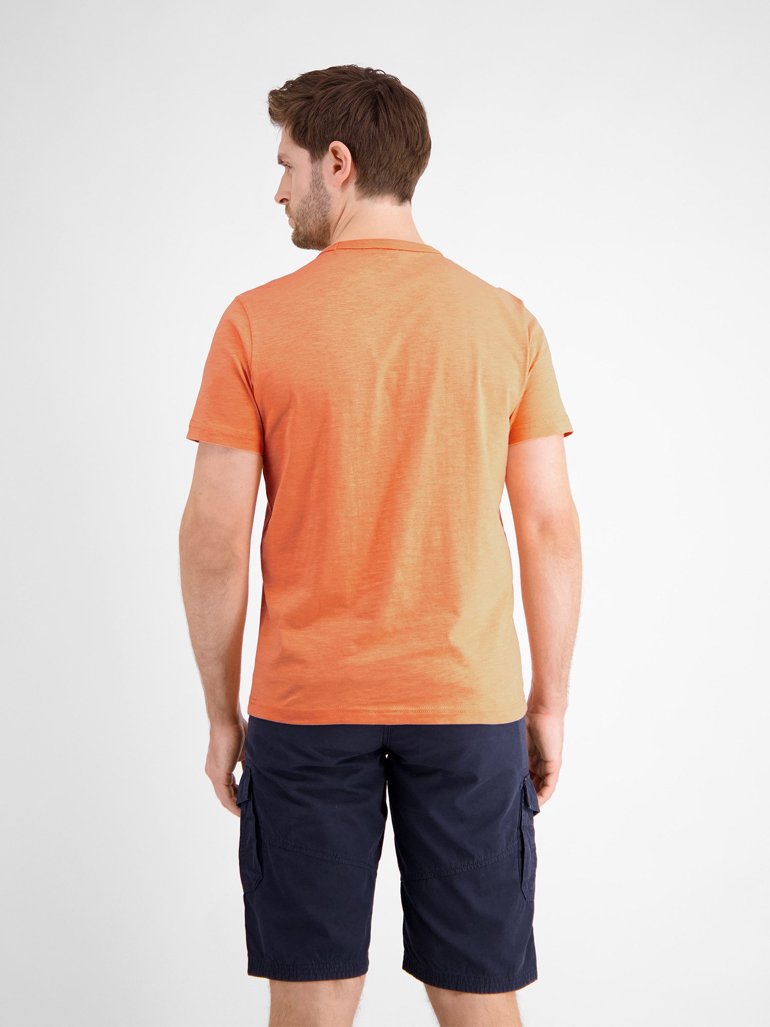 Lerros T-shirt LERROS ronde hals T-shirt met fotoprint