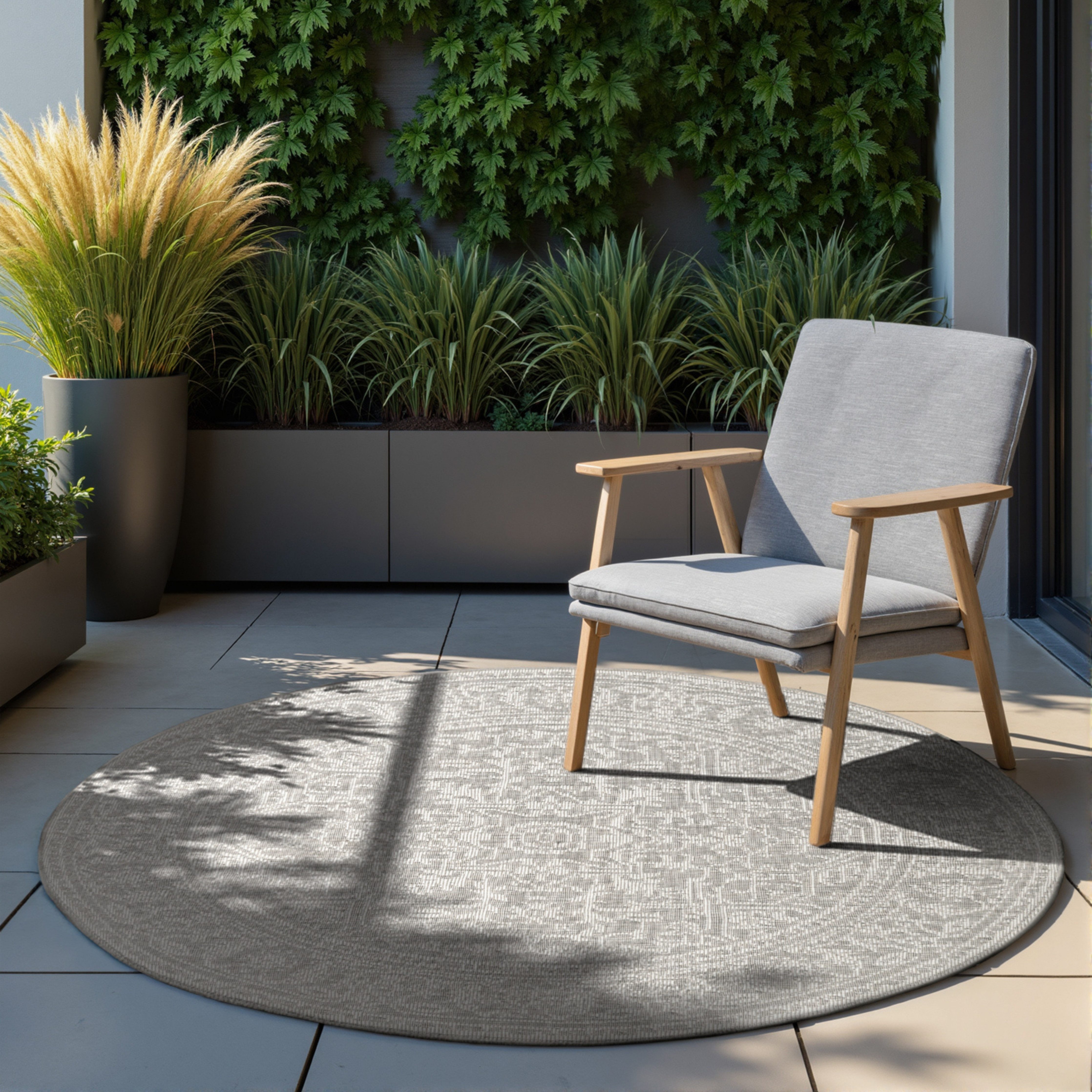 NORTHRUGS Outdoorkleed Kona omkeerbaar tapijt buitenkleden wit