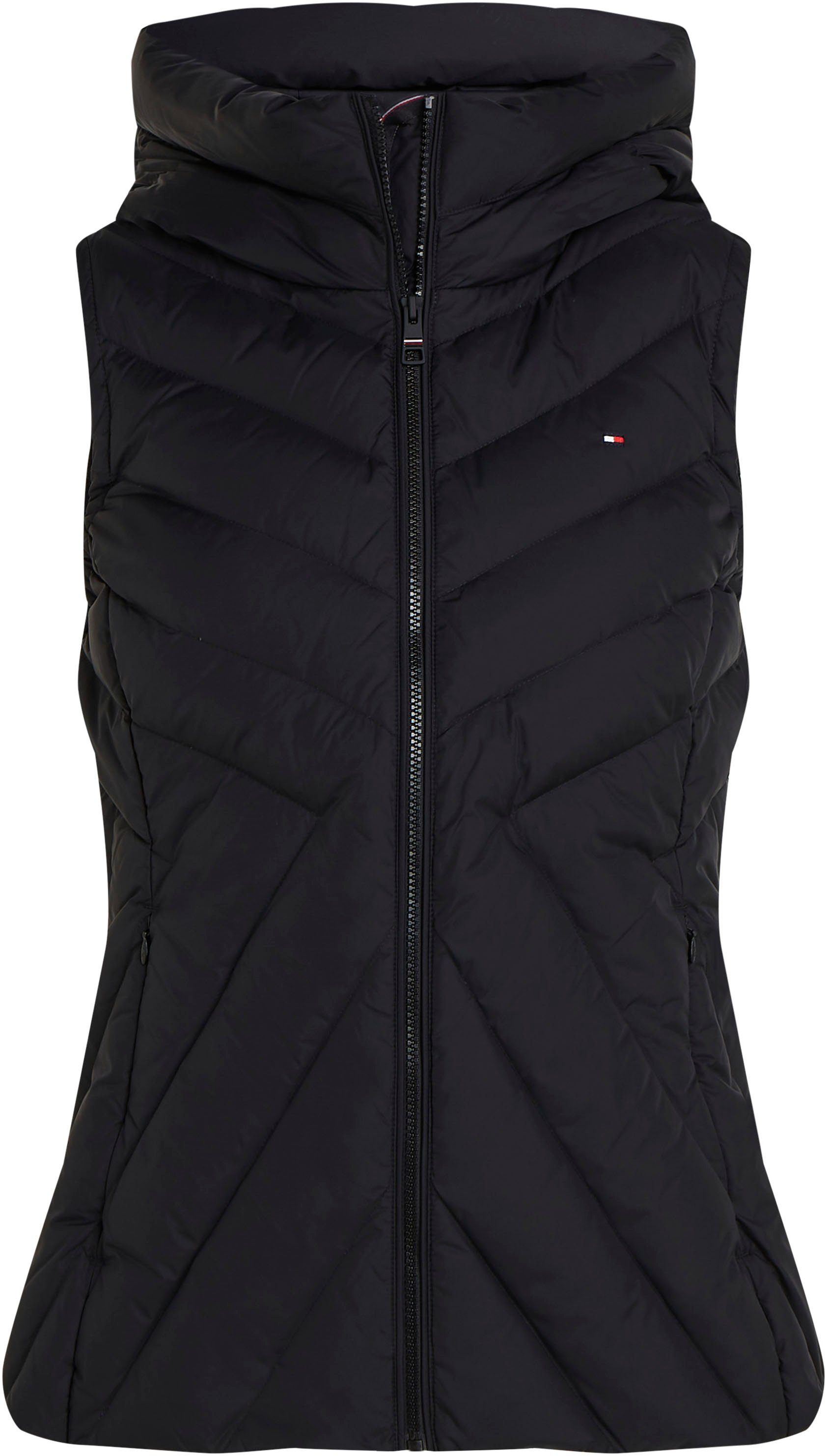 Tommy Hilfiger Bodywarmer CHEVRON MW PADDED VEST met gemiddelde vulling en tommy hilfiger merklabel