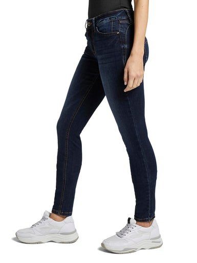 Tom Tailor Denim Skinny fit jeans JONA met sterke wassing en whiskering