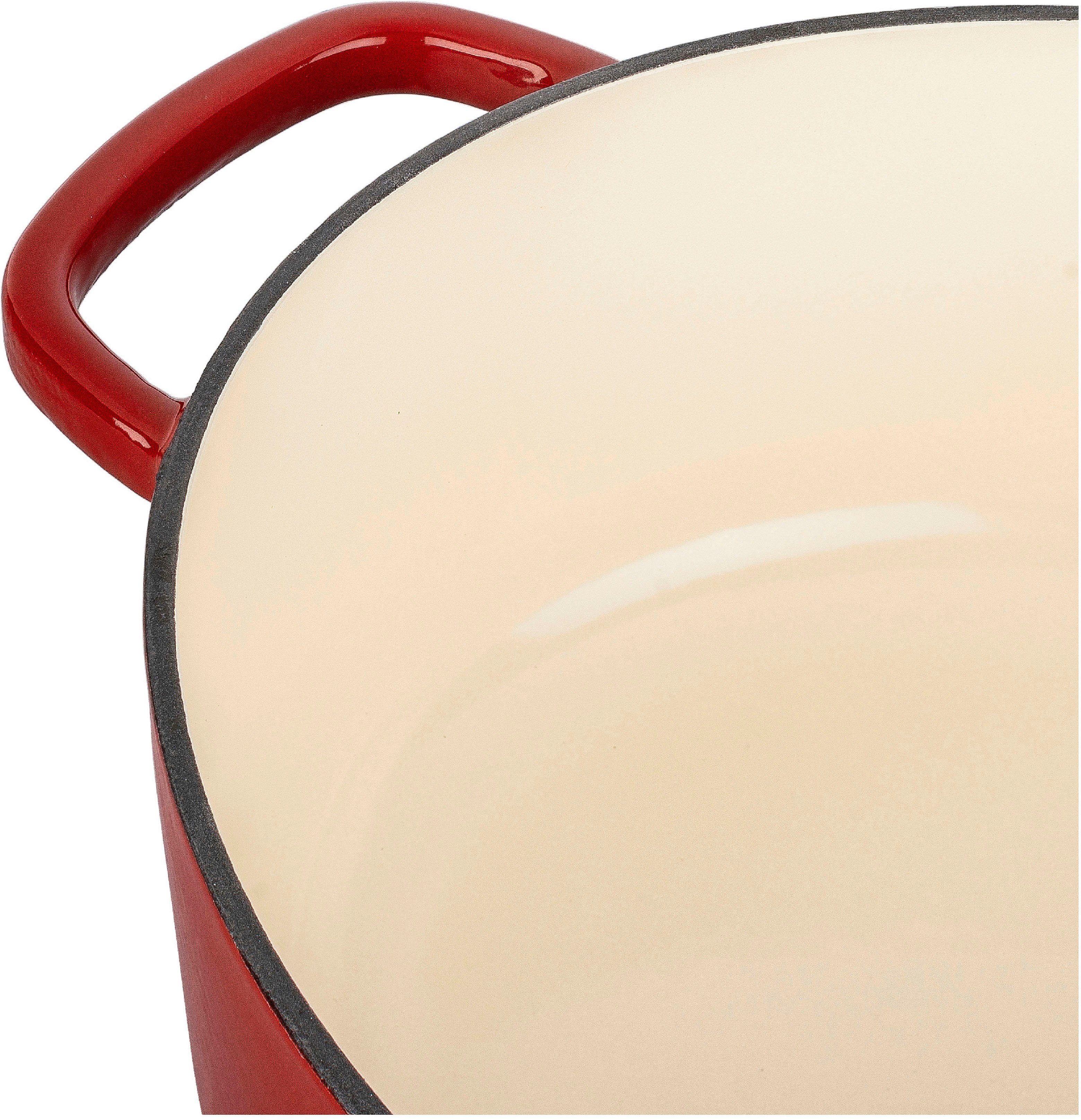 BALLARINI Braadpan Bellamonte Cocotte robuuste, krasbestendige emaille coating, vaatwasmachinebestendig (1-delig)