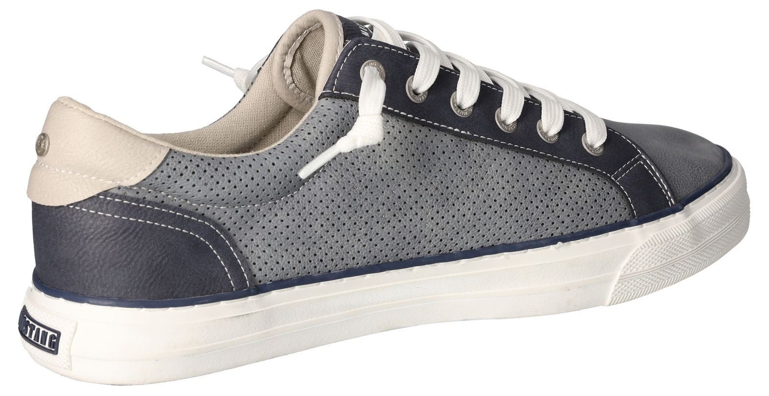 Mustang Shoes Slip-on sneakers met stijlvolle zijstrip, vrijetijdsschoen, lage schoen, veterschoen