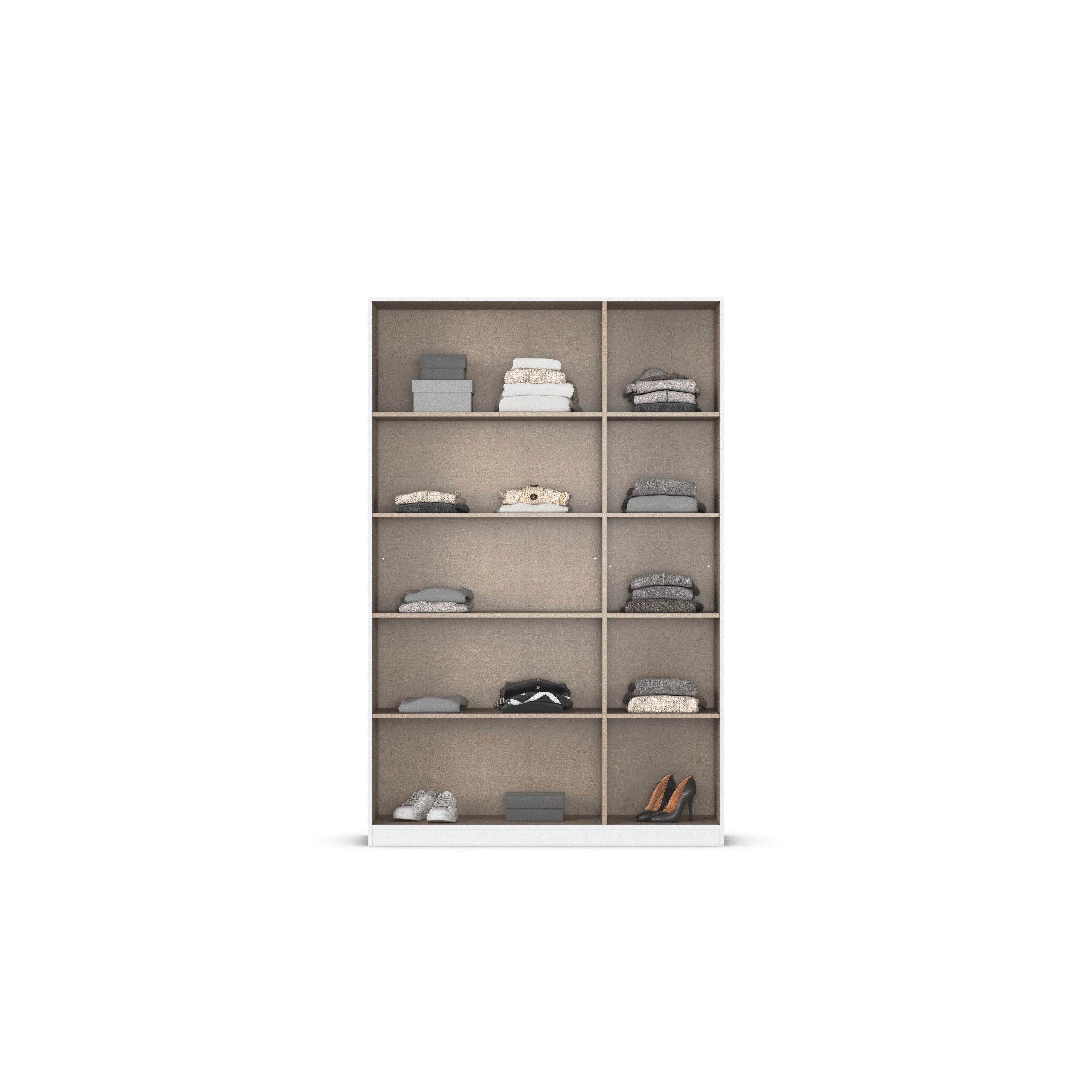 rauch Draaideurkast Kledingkast Kast Garderobe Slaapkamerkast ACERO Spiegelfront in moderne loft-look MADE IN GERMANY