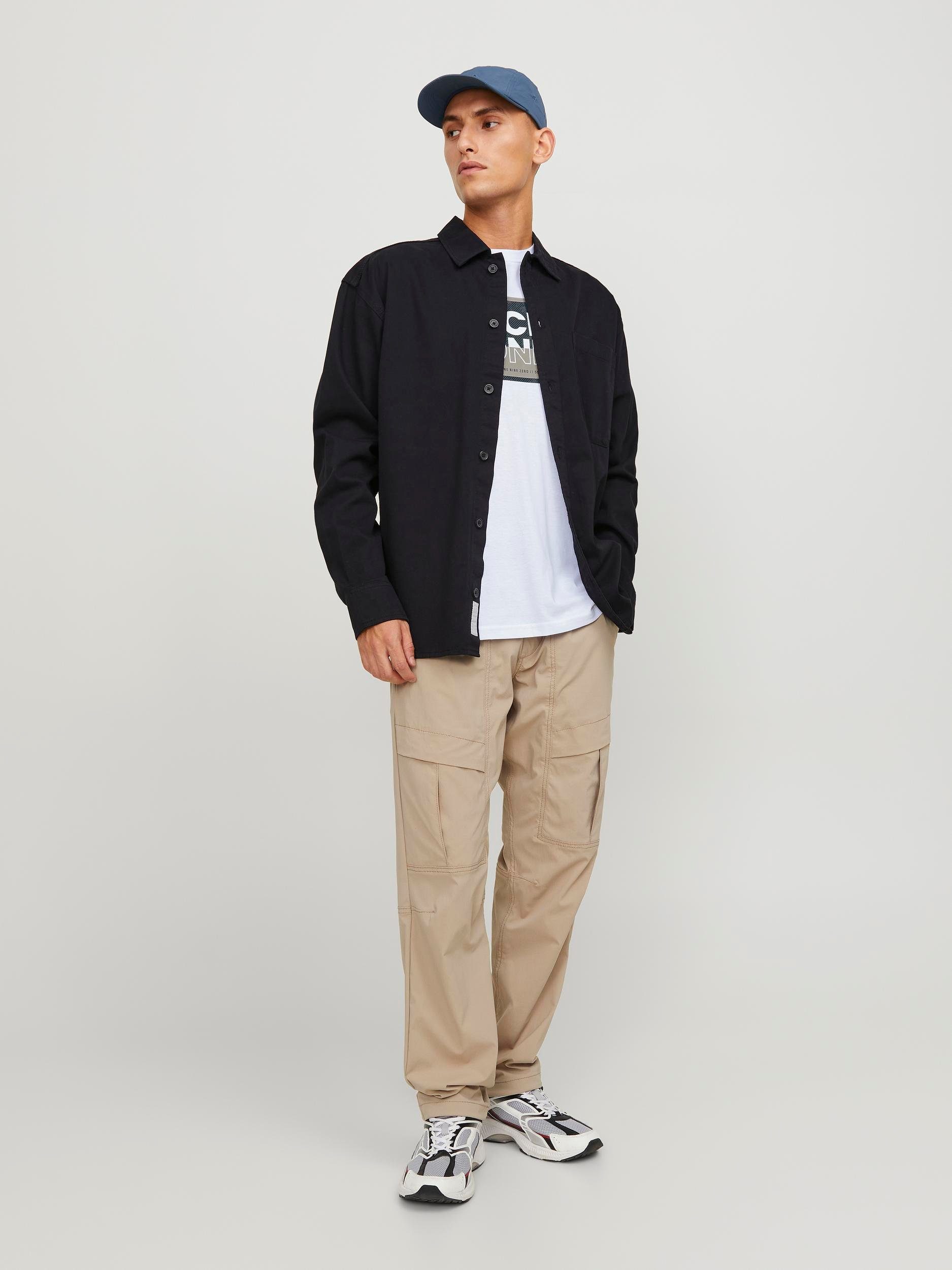 Jack & Jones Shirt met korte mouwen JCOLOGAN TEE SS CREW NECK SS24 LN