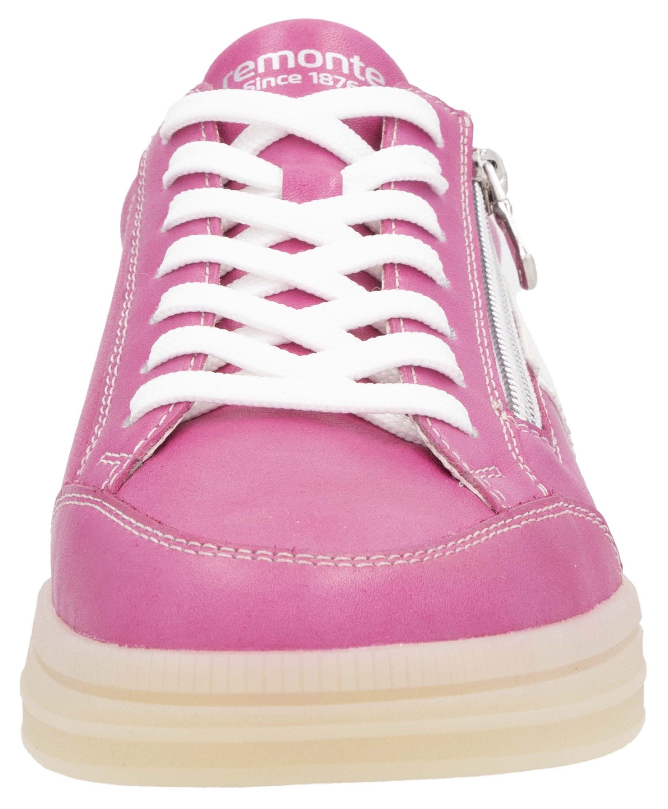 Remonte Plateausneakers Elisabeth Hurley-Collection , vrijetijdsschoen, lage schoen, veterschoen, met extra rits