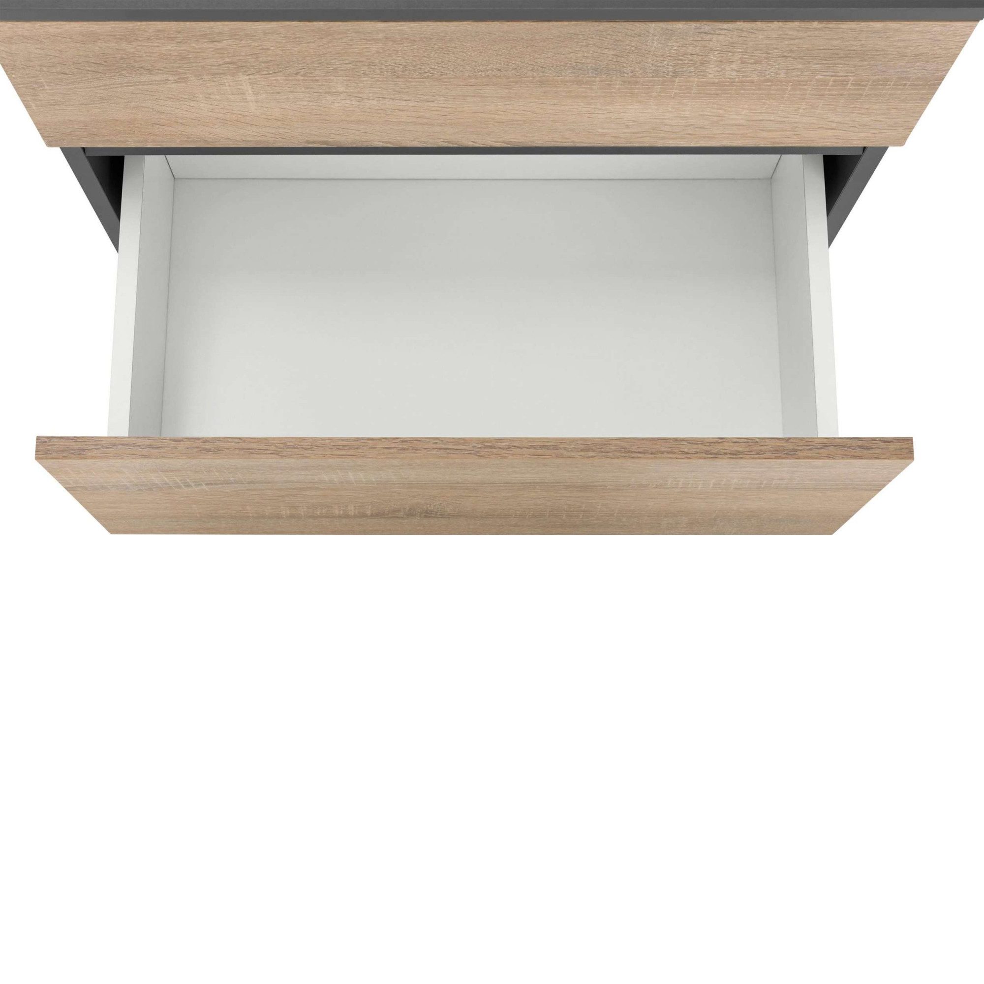 Home affaire Badmeubelset Wisla Spiegelschrank, WBU met sifonaansluiting en push-to-open, breedte 60 cm (set, 2 stuks)