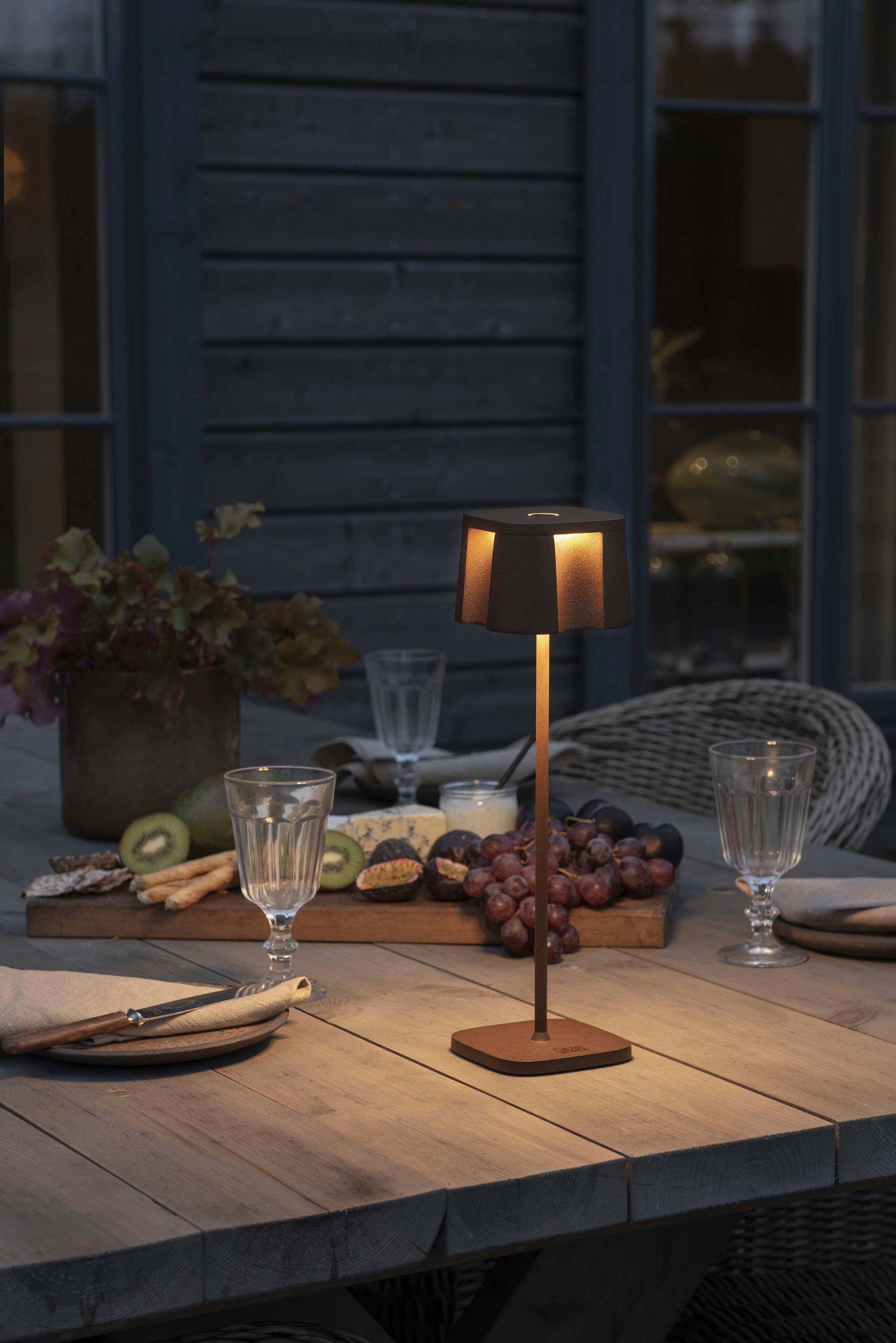 KONSTSMIDE Led-tafellamp NICE Mooie LED USB-tafellamp, kleurtemperatuur, dimbaar (2 stuks)