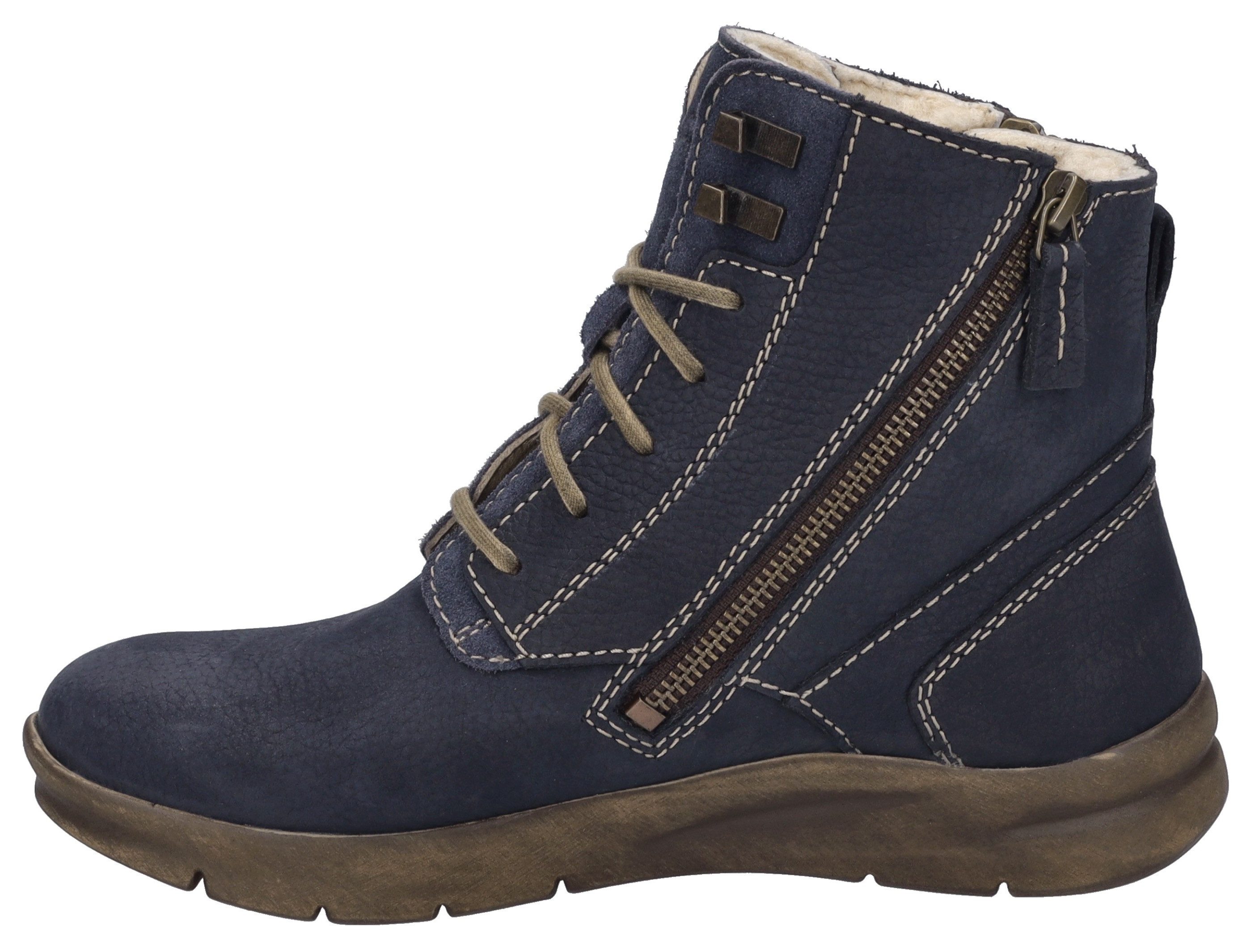 Josef Seibel Winterlaarzen Conny 55 Winterboot, veterschoenen, comfort schoen met warmfutter