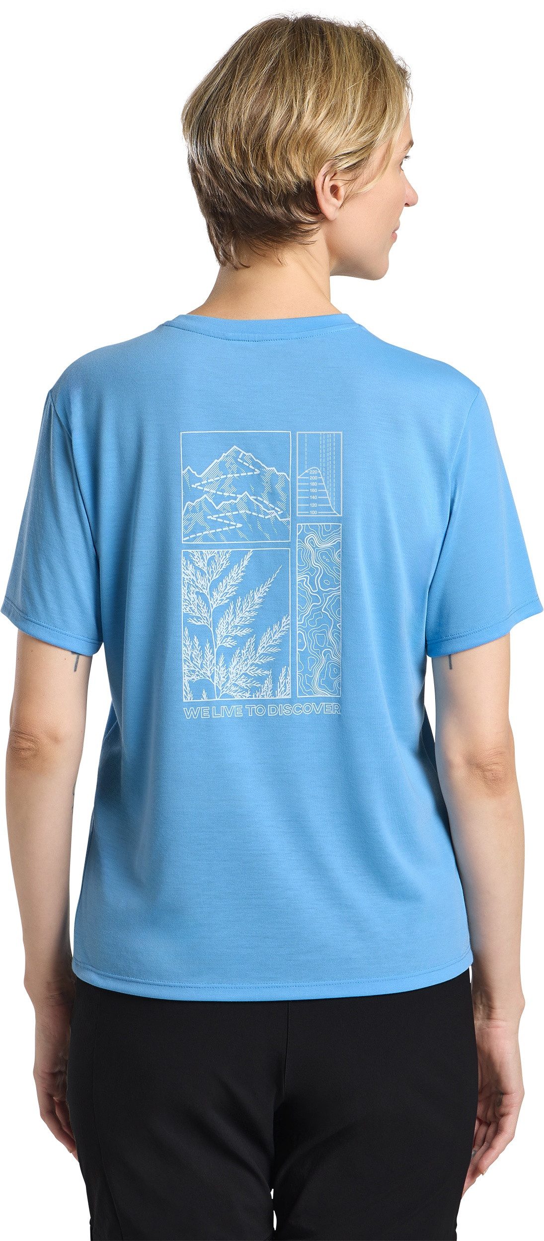 Jack Wolfskin T-shirt VONNAN GRAPHIC T W