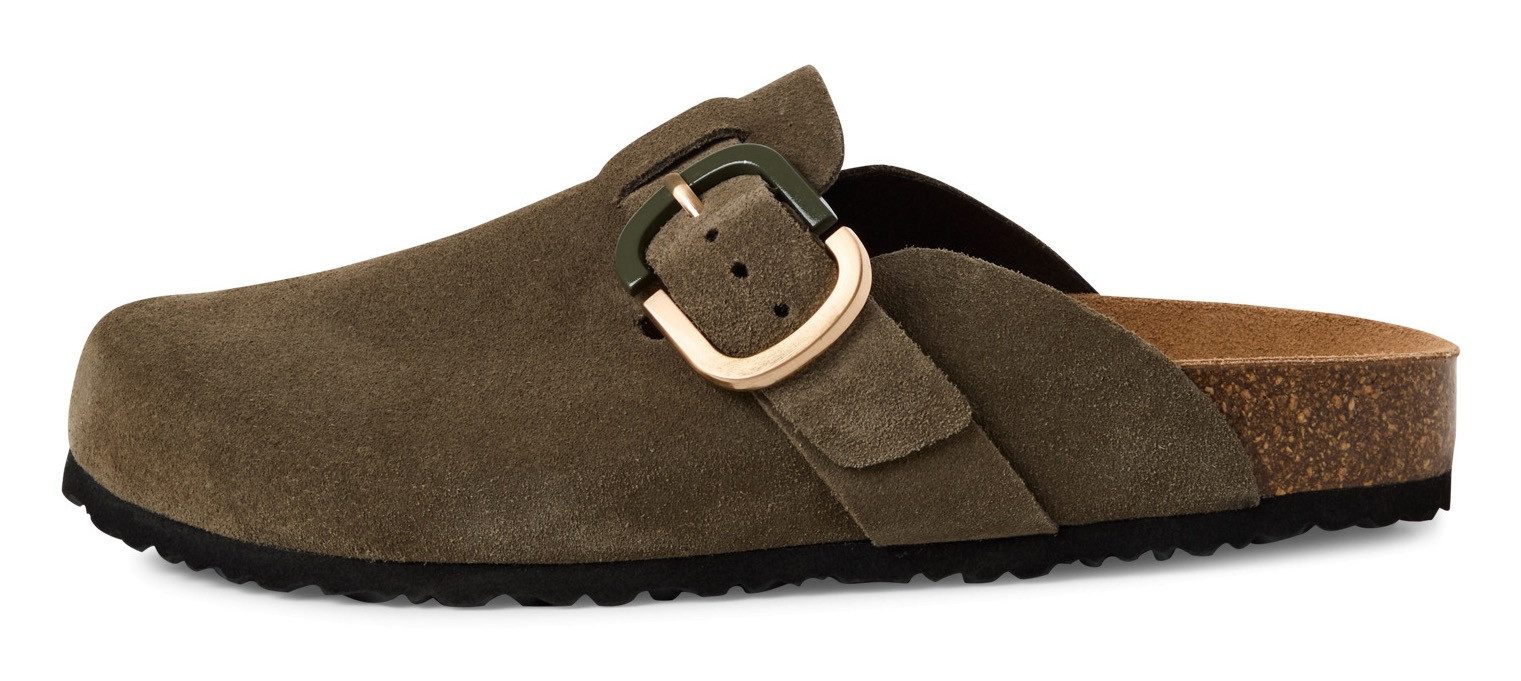 Tamaris Clogs , huisschoen, instapschoen, comfortabele schoen met verstelbare gesp