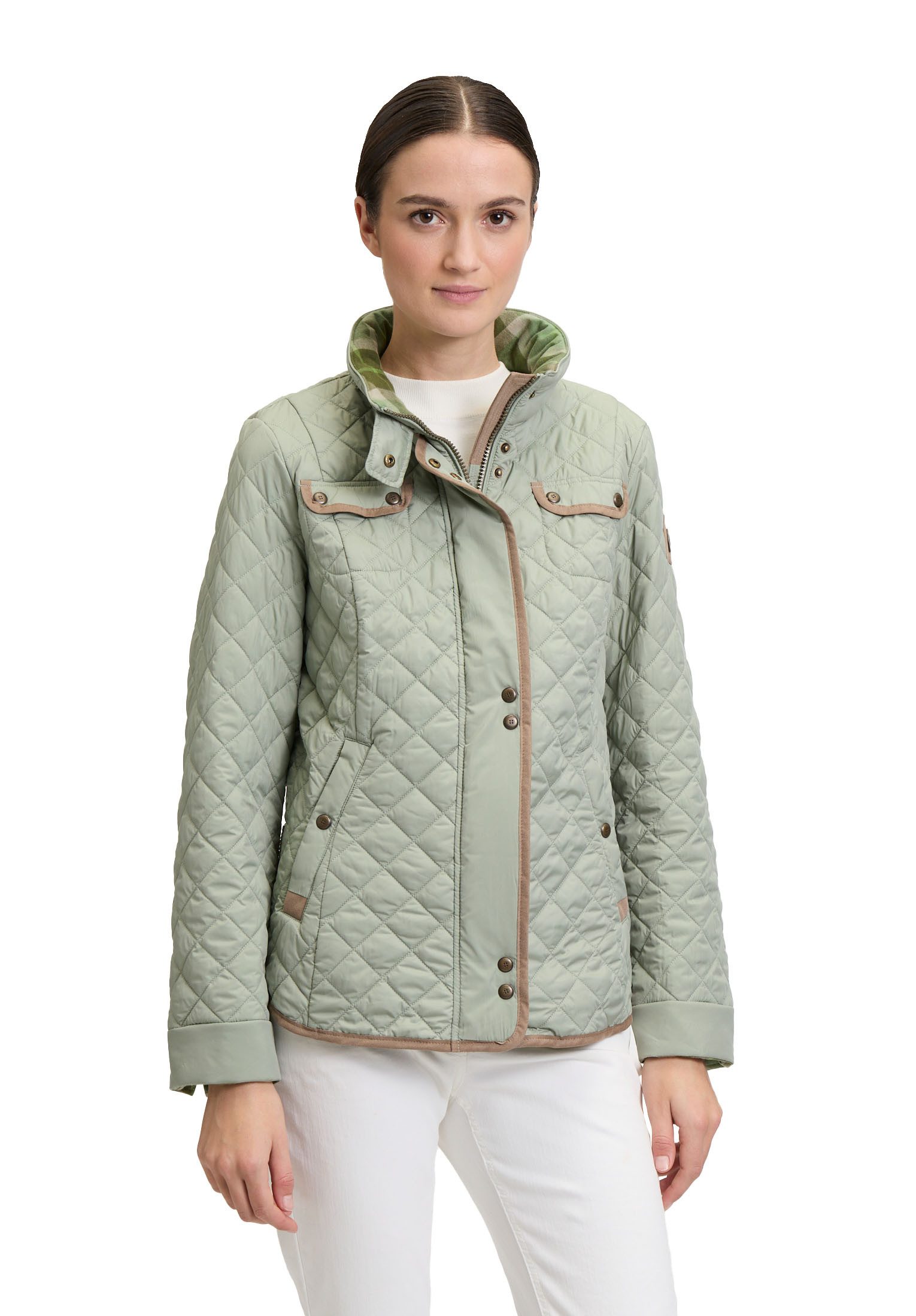 Gil Bret Outdoorjack met rits aan de zijkanten dames wandelen & outdoor maat 40 grijs