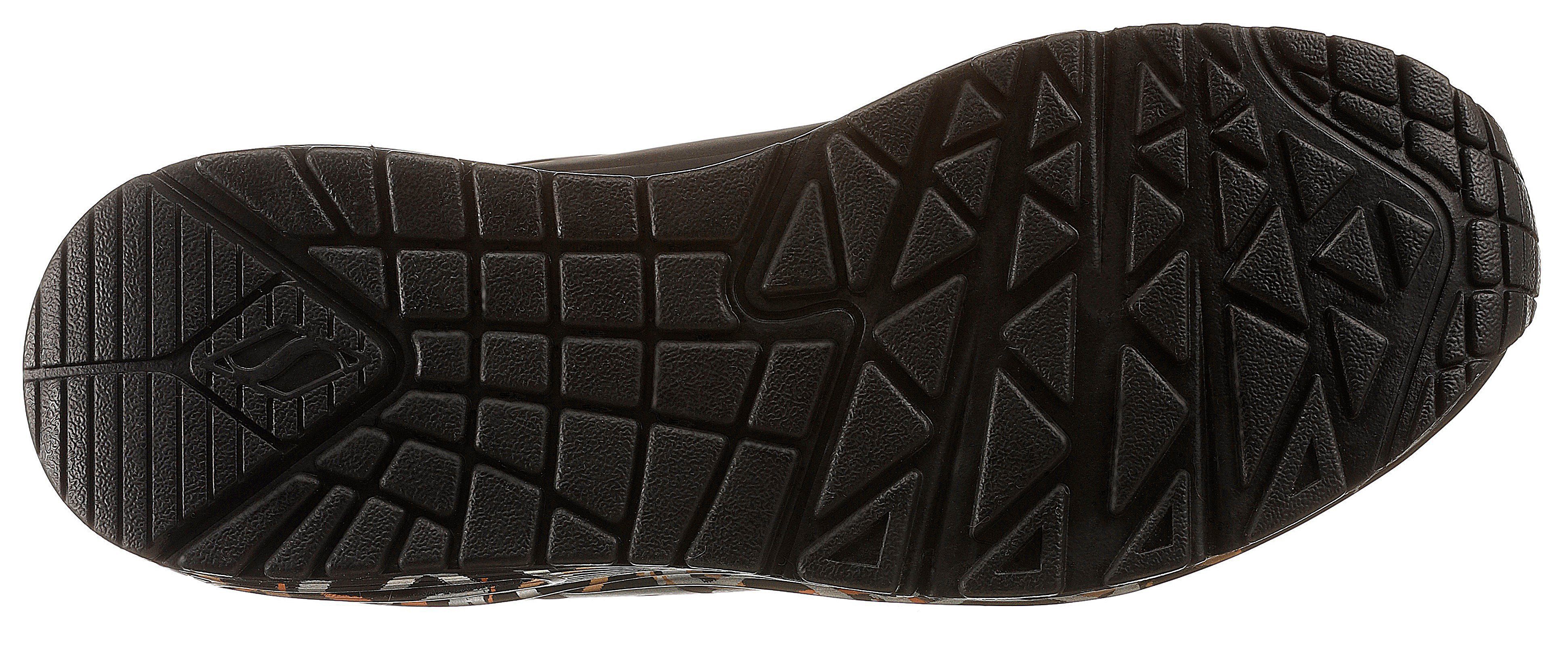 Skechers Sneakers UNO - METALLIC LOVE Vrijetijdsschoen, lage schoen, veterschoen met trendy metallic-print