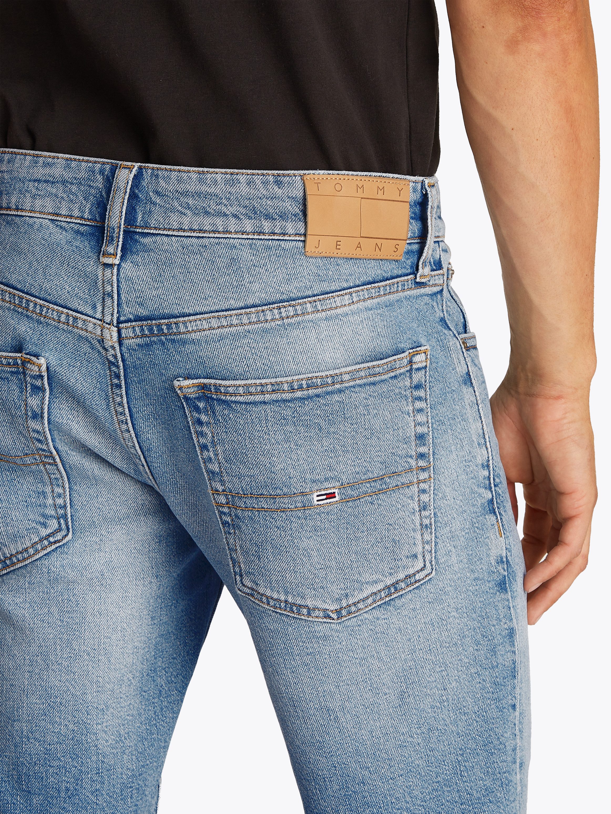 TOMMY Jeansshort SCANTON SHORT Met riemlussen