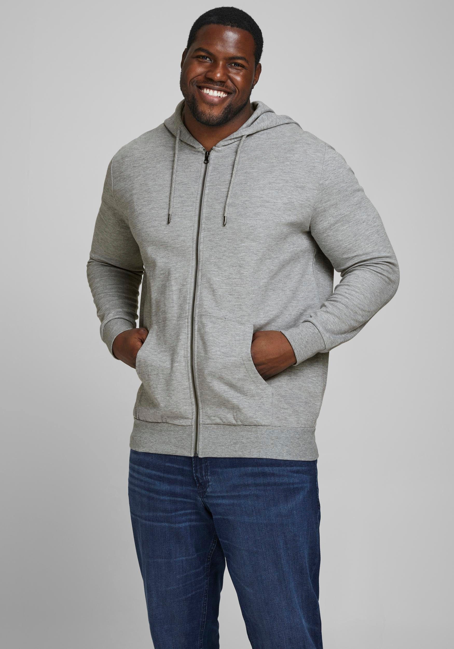 Jack & Jones PlusSize Capuchonsweatvest BASIC SWEAT ZIP HOOD