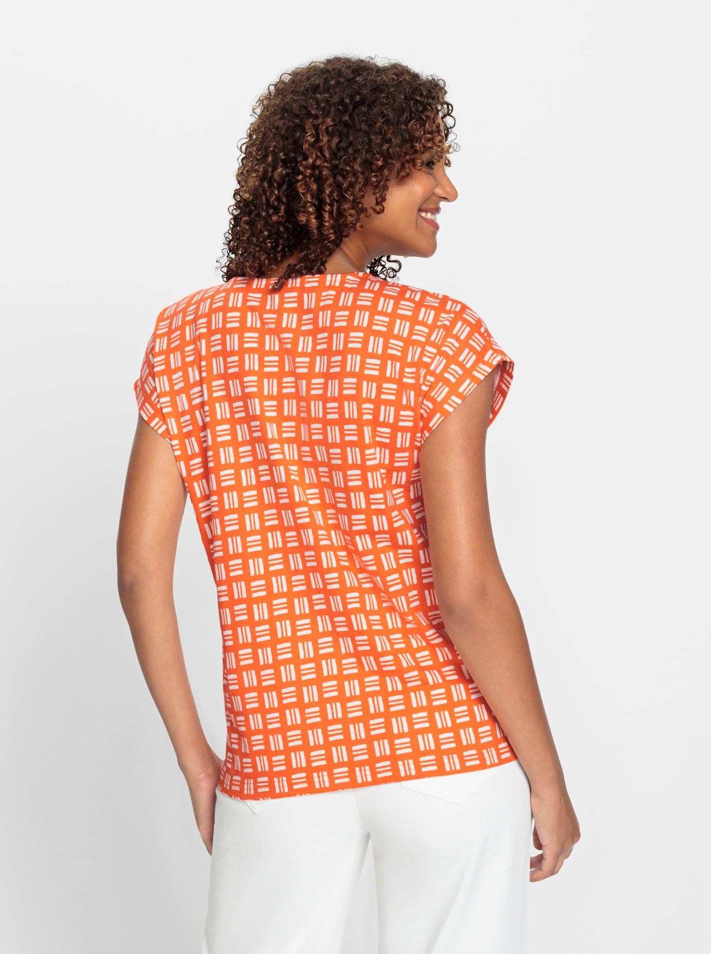 Casual Looks Shirt met print (1-delig)
