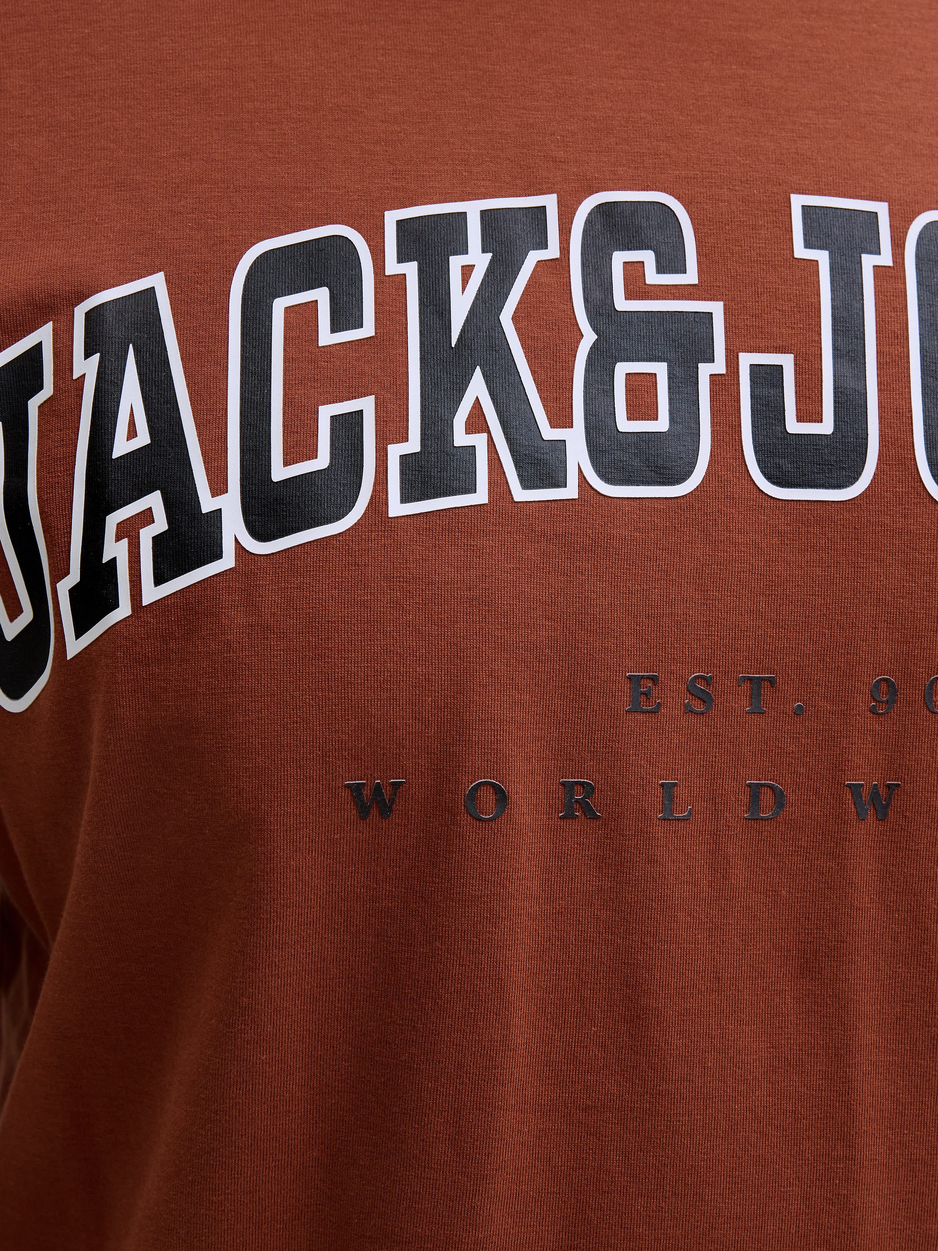 Jack & Jones PlusSize T-shirt JJECALEB VARSITY TEE SS O-NECK NOOS PLS