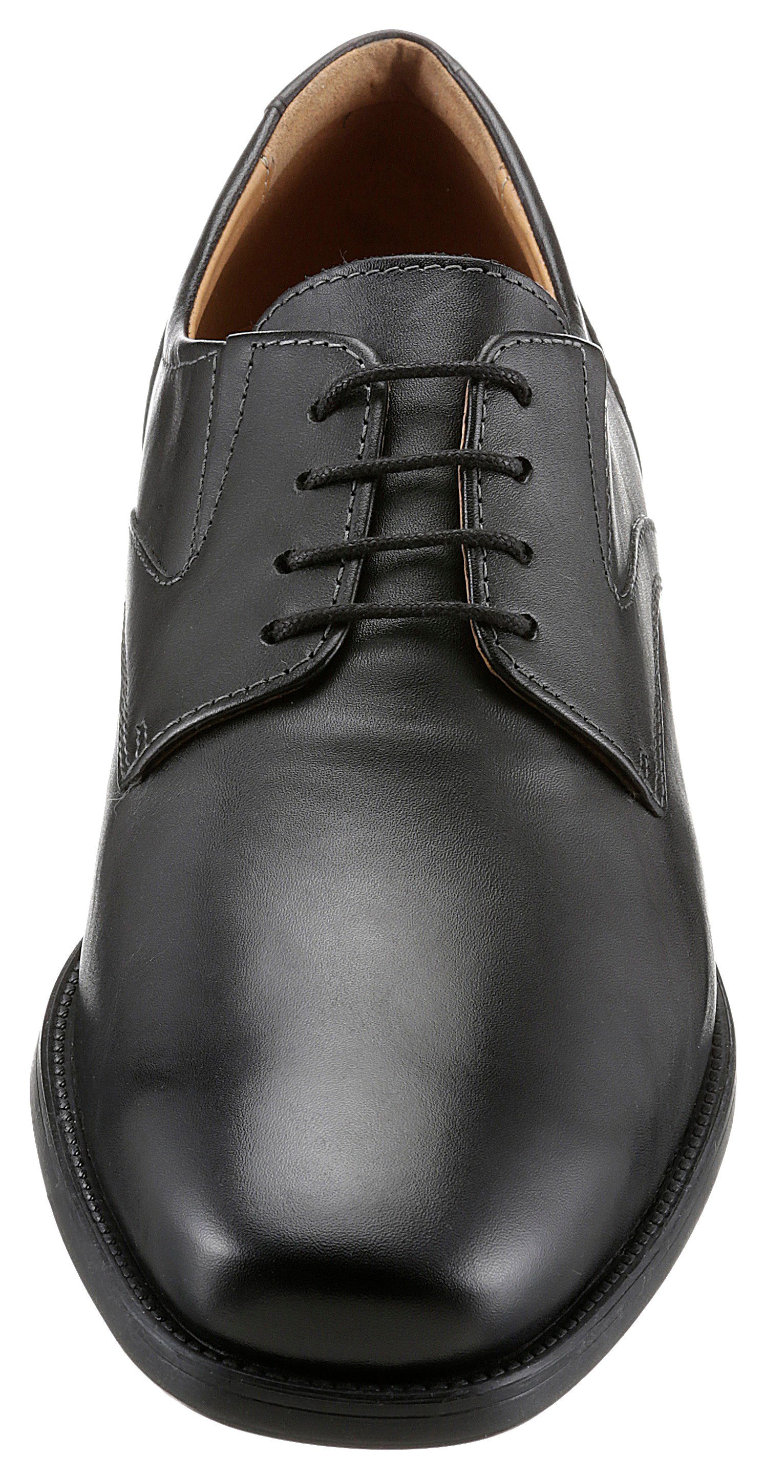 Geox Veterschoenen UOMO FEDERICO met klein elastiek aan de zijkant, vrijetijdsschoen, lage schoen, veterschoen