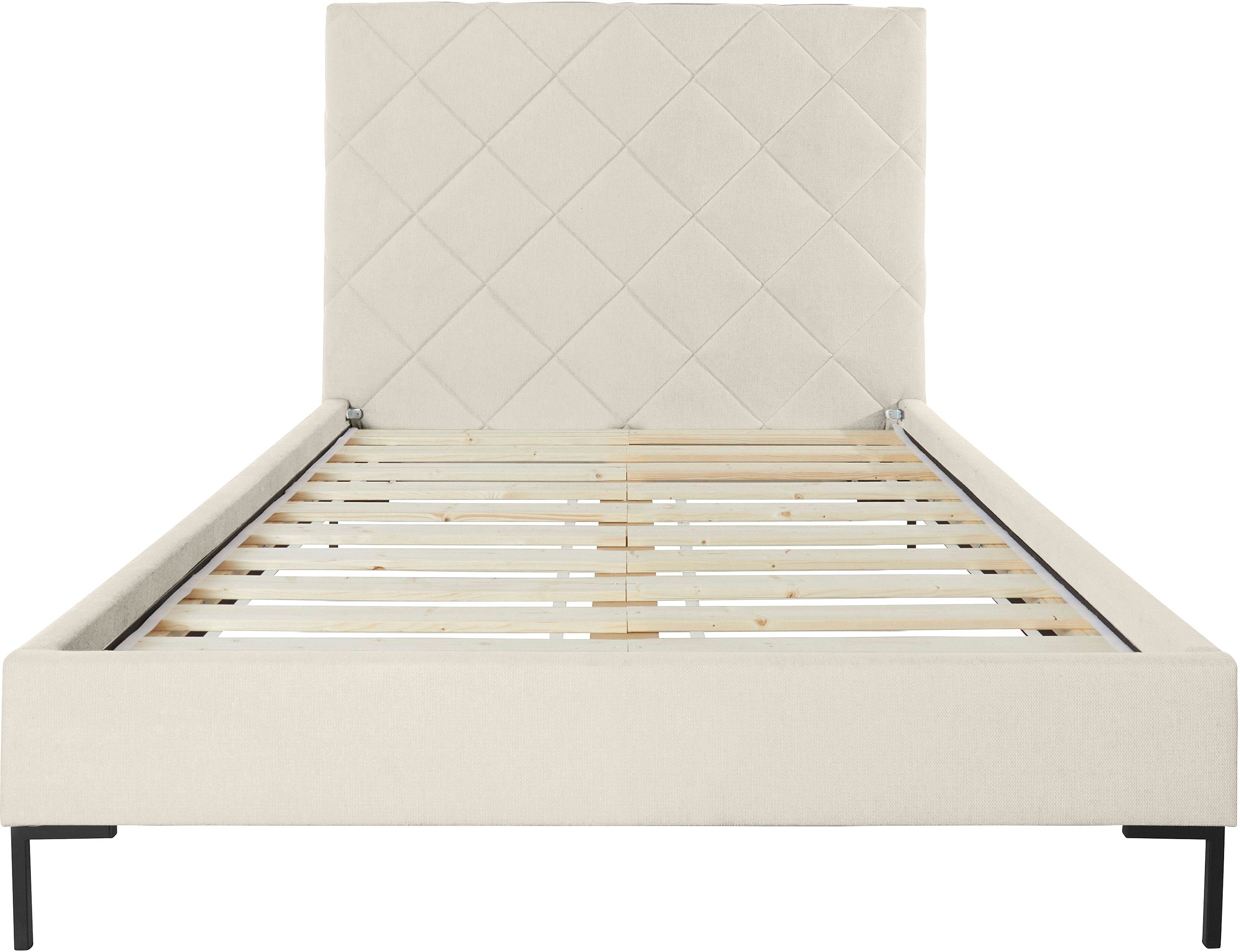 Guido Maria Kretschmer Home&Living Gestoffeerd bed CHARLOTT Modern bekleed bed met of zonder lattenbodem