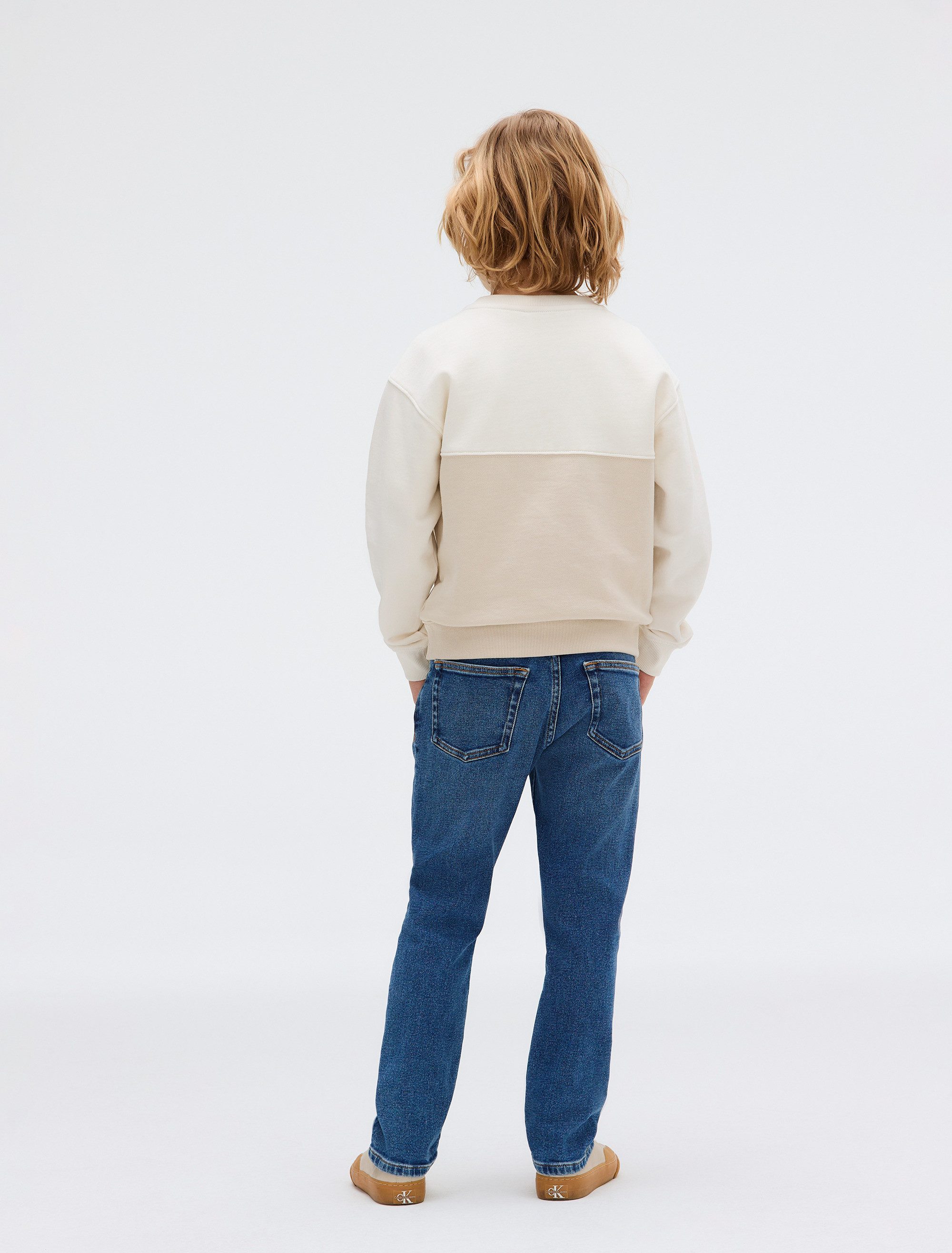 Calvin Klein Dad-jeans DAD AUTHENTIC STONE BLUE voor kinderen tot 16 jaar
