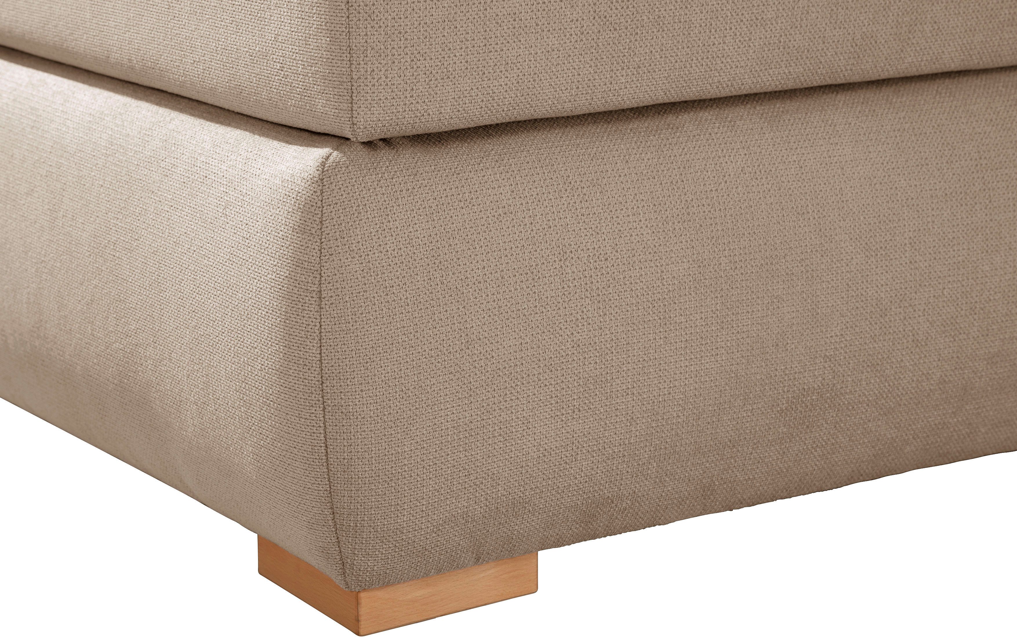 Home affaire Boxspring Breitenthal afneembare rugkussens met klittenband