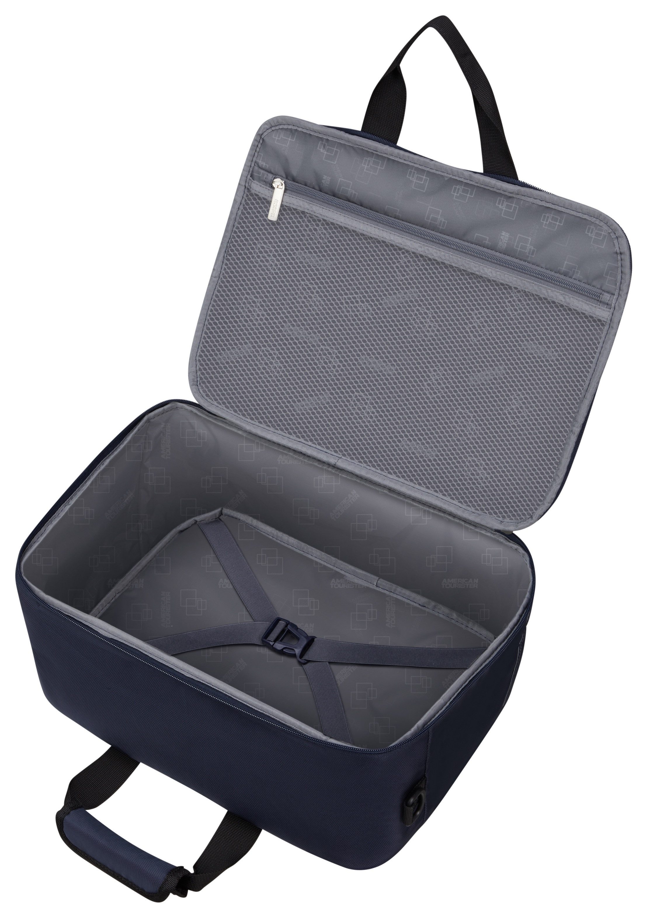 American Tourister® Reistas SUMMERRIDE 3-Way schoudertas Handbagage reiskoffer trolley-opsteeksysteem onderzit