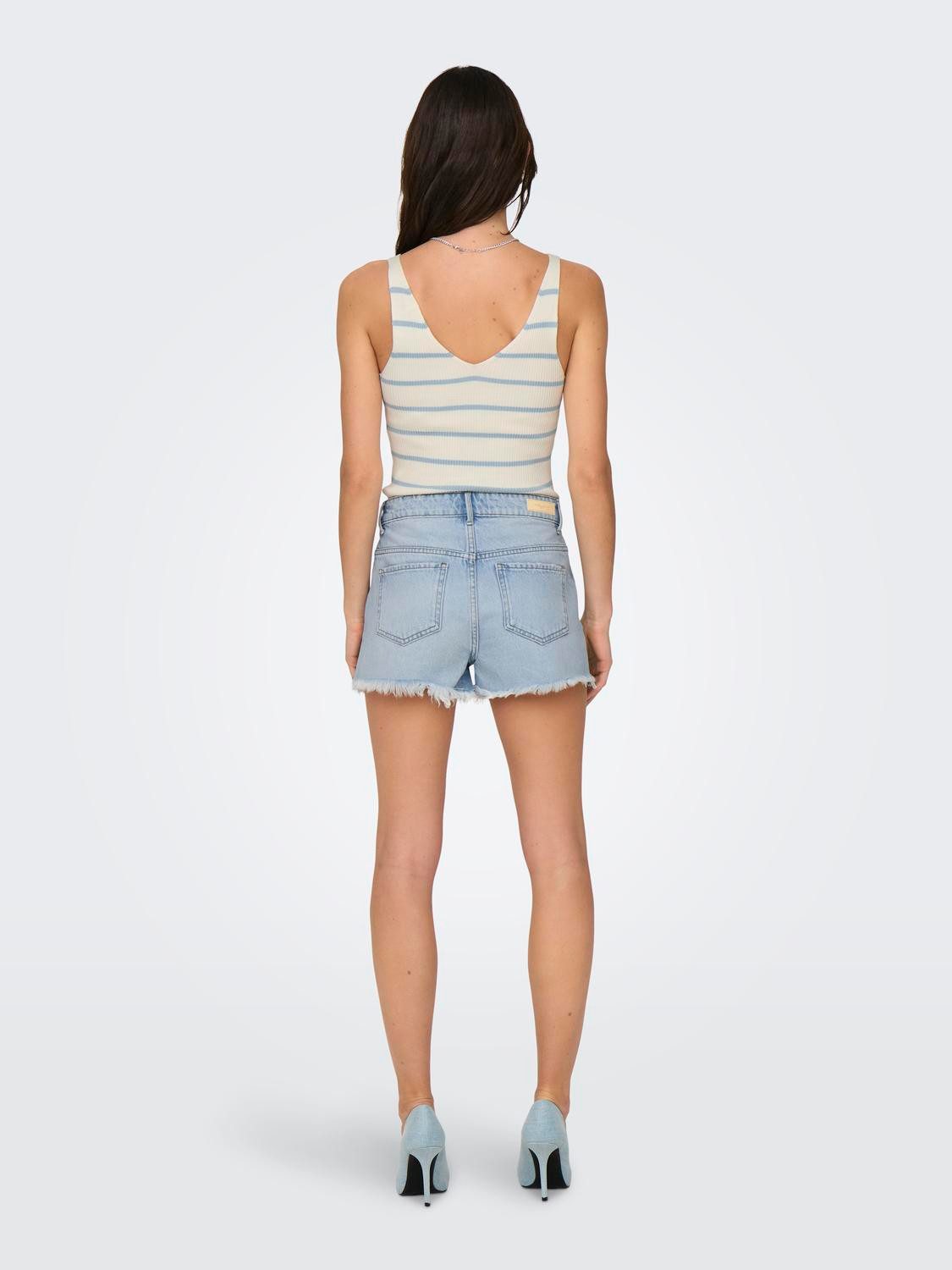 Only Jeansshort ONLPACY HW RHINESTONE DNM SHORTS AZG