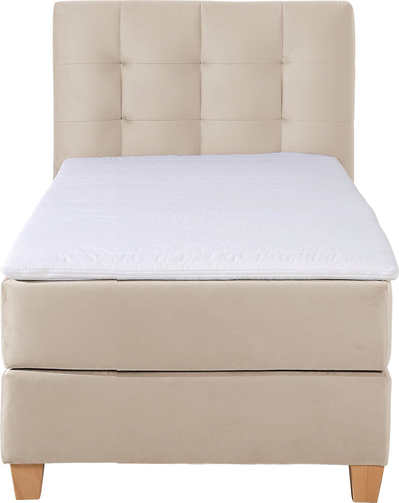 Home affaire Boxspring Moulay incl. topmatras, in 3 hardheden, tfk ook in hardheid 4