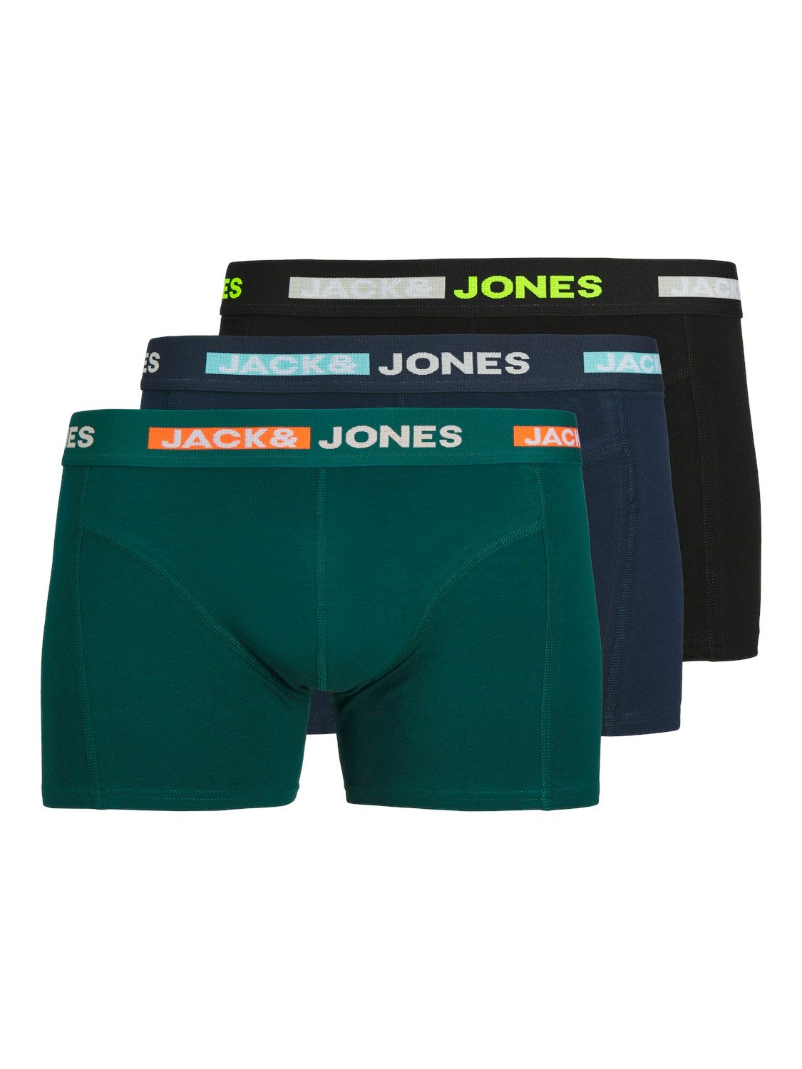 Jack & Jones Junior Trunk JACSCOTT SOLID TRUNKS 3 PACK SN JNR (set, 3 stuks)