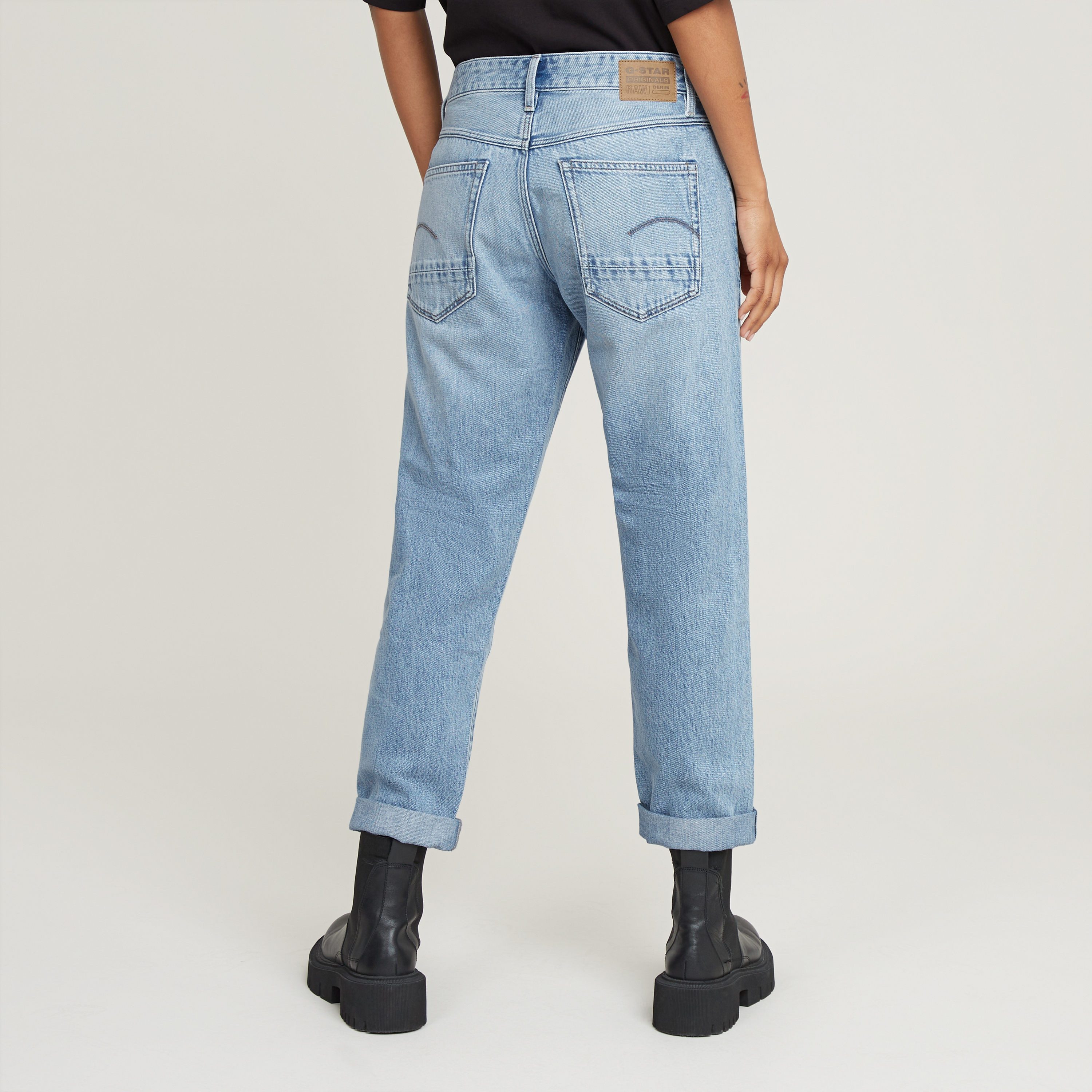 G-Star RAW Boyfriendjeans Kate Katoen-stretch denim kwaliteit voor meer draagcomfort