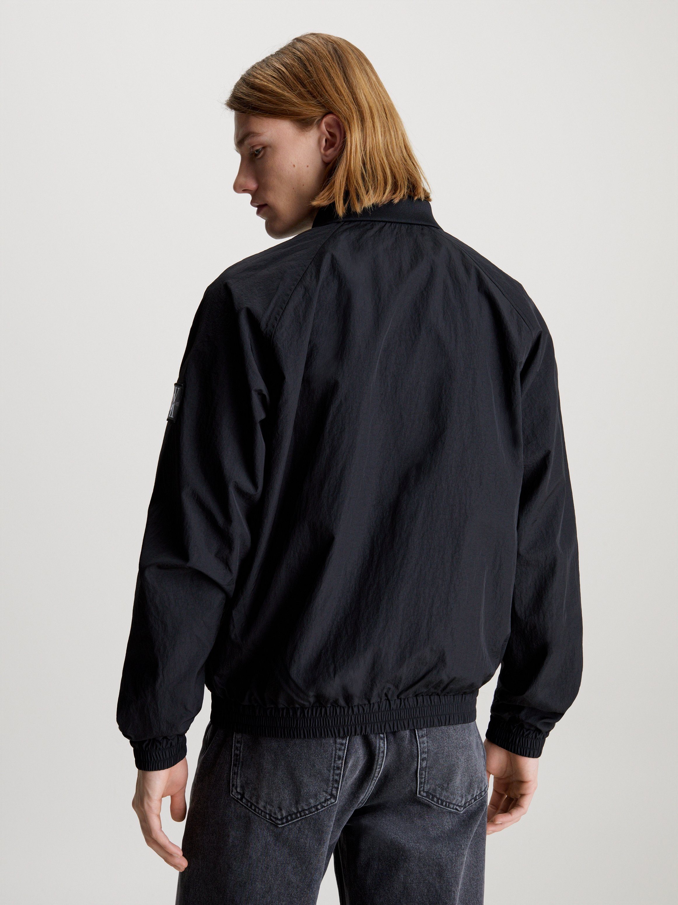 Calvin Klein Outdoorjack UNPADDED HARRINGTON met calvin klein-logobadge