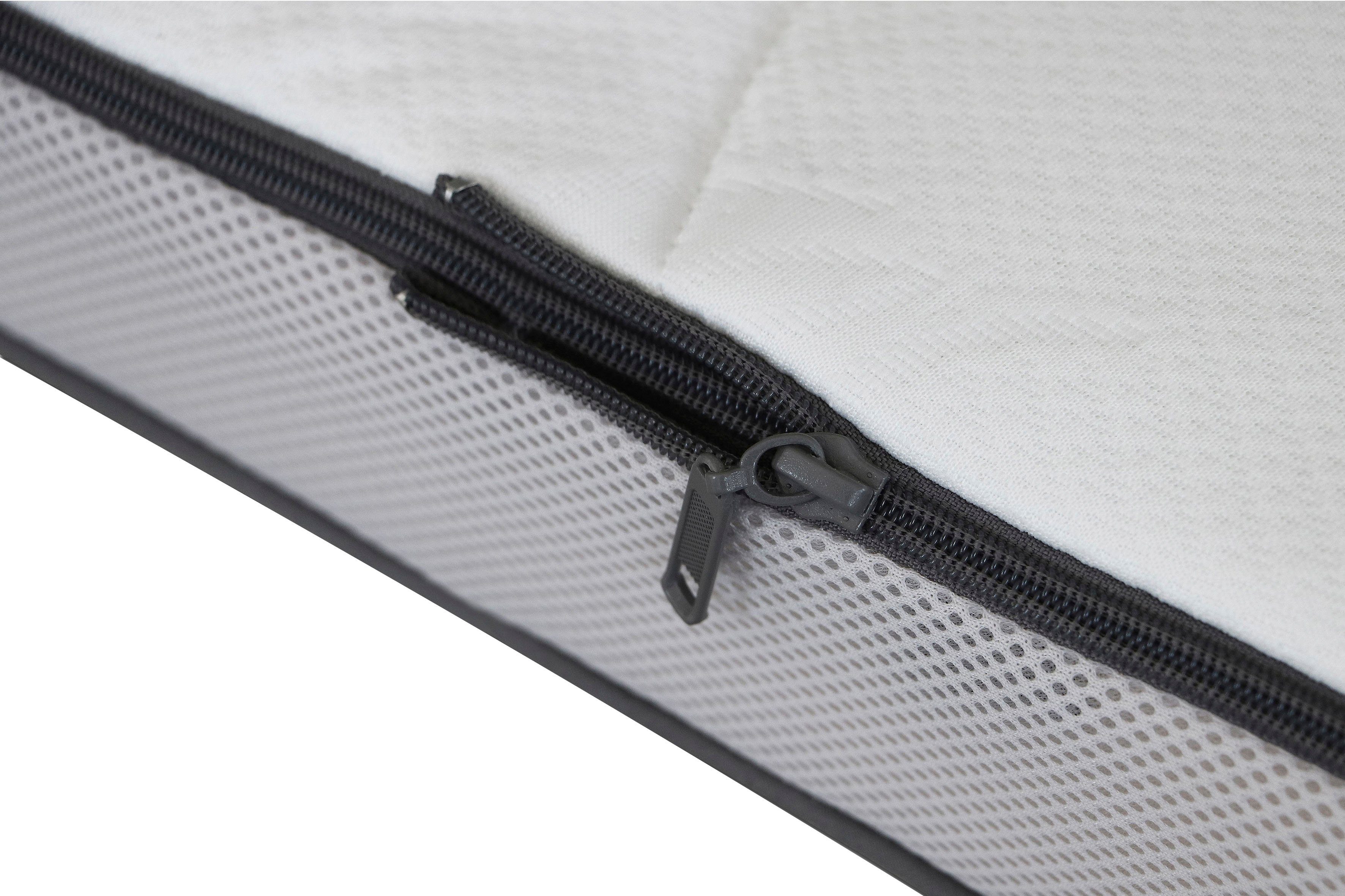 Places of Style Boxspring Vinton van eiken, met ledverlichting, verschillende hardheden (ook h4) (5-delig - 5-delig)