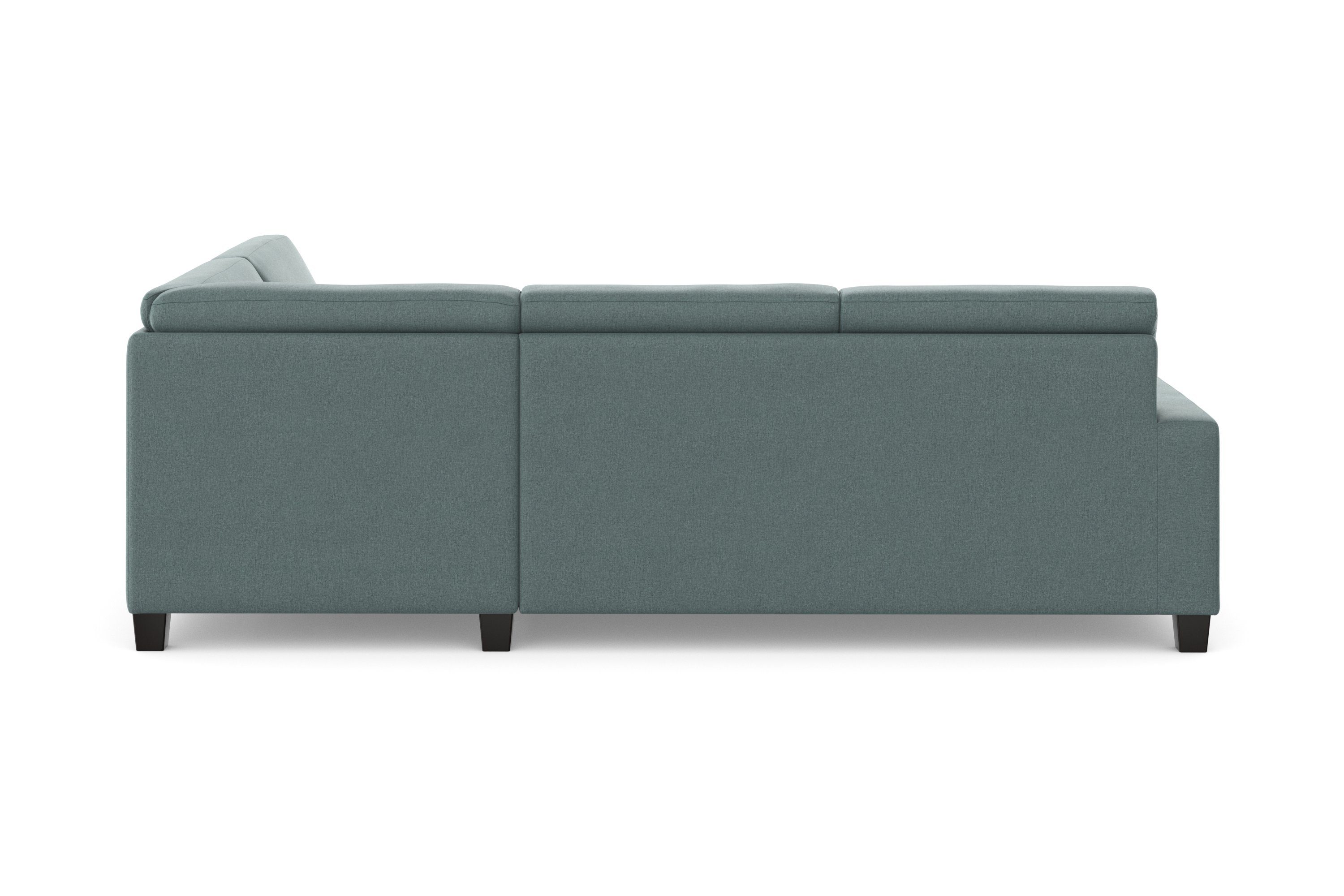 DOMO collection Hoekbank Florentina tijdloos en elegant, zitnaden als designelement, L-vorm