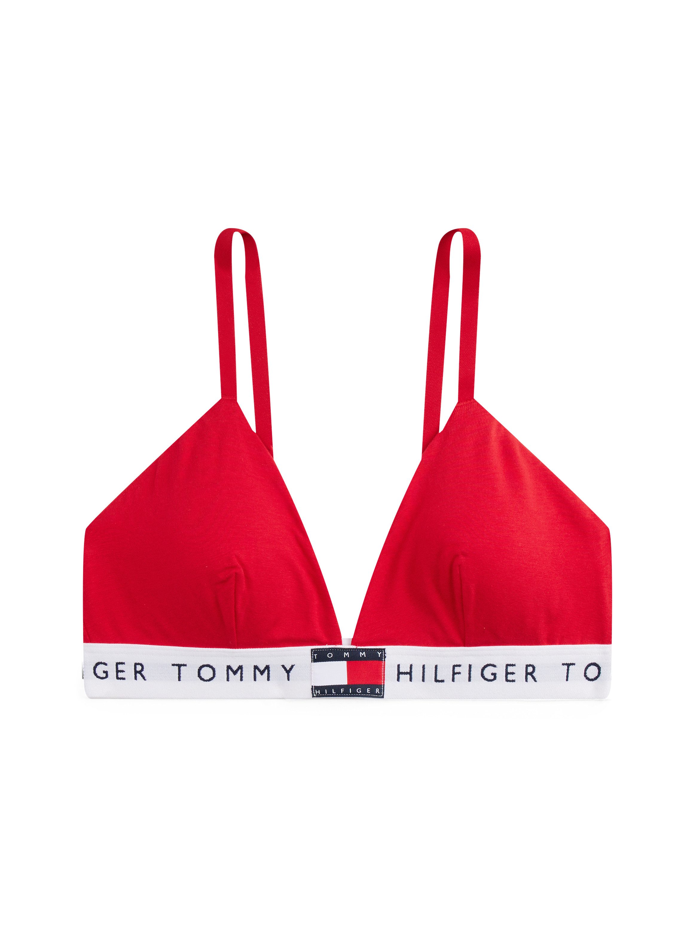 Tommy Hilfiger Underwear Triangel-bh RP TRIANGLE (EXT. SIZE) in grote maten, met logo