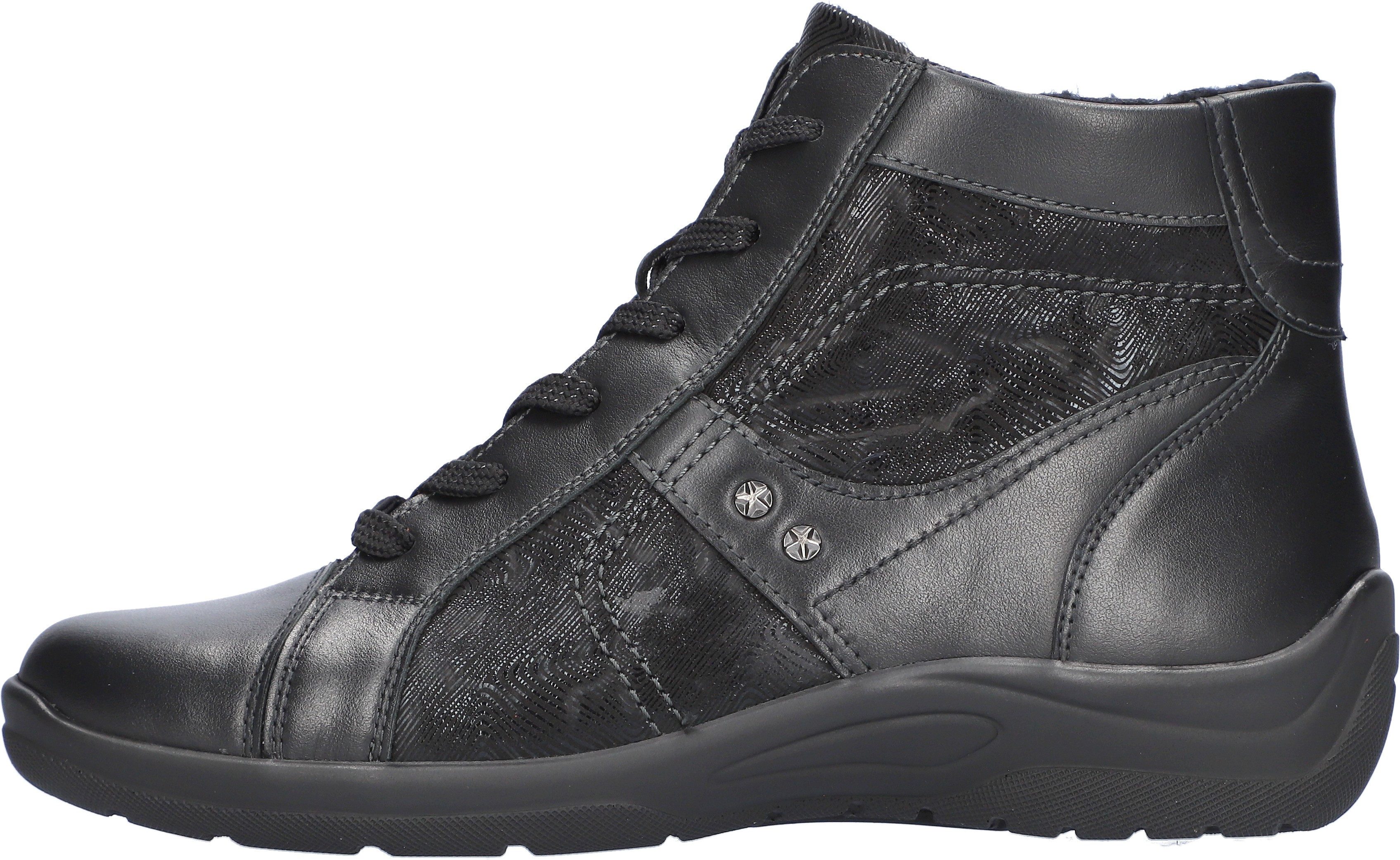 Waldläufer Winterlaarzen HESNA Winter enkellaars, veterlaarzen met uitneembare inlegzool, H-wijdte