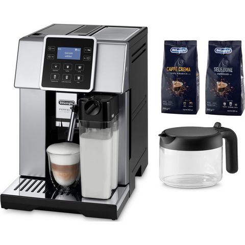 De'Longhi Volautomatisch koffiezetapparaat ESAM 428.80.SB PERFECTA EVO, met koffiekanfunctie, inclusief koffiepot ter waarde van € 29,99