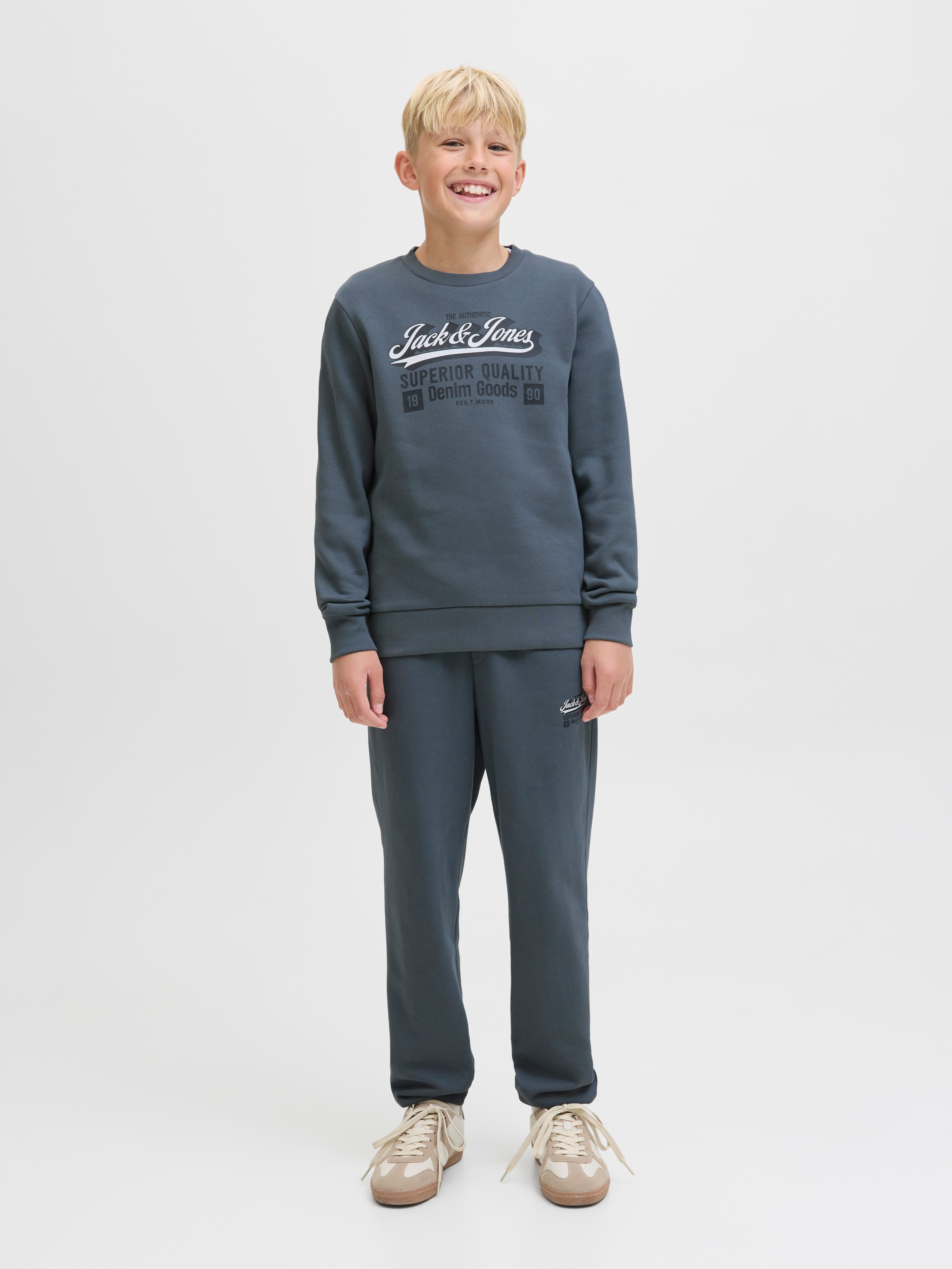 Jack & Jones Junior Sweatshirt JJELOGO SWEAT CREW 2 COL AW25 NOOS JNR